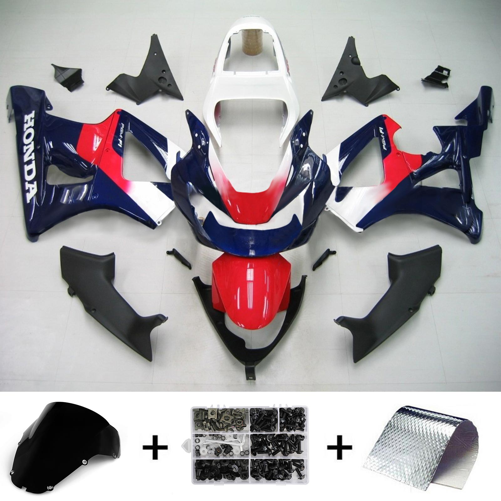 Kit carenatura iniezione Honda CBR929RR 2000-2001 Carrozzeria in plastica ABS
