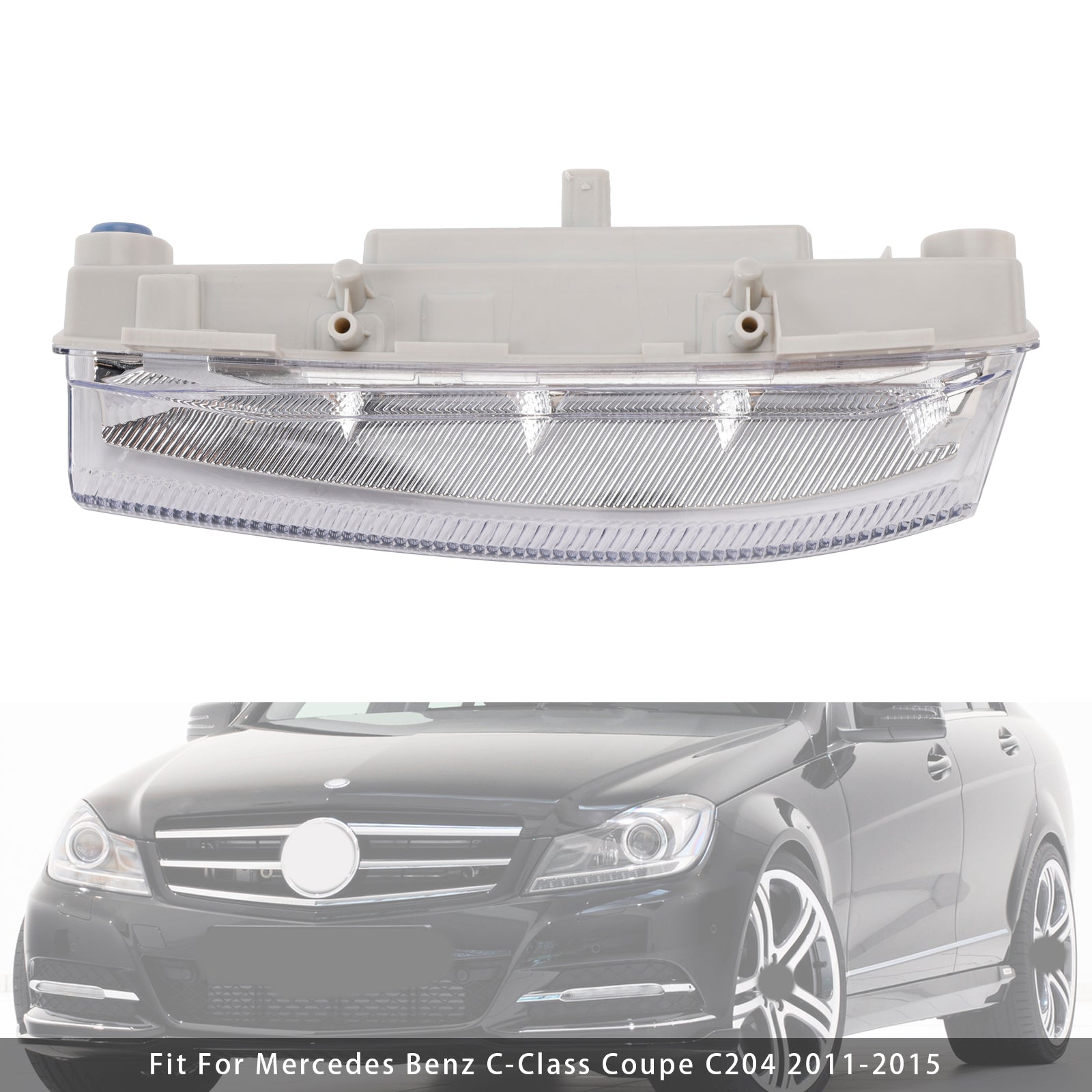 Leve LED dnevne meglenke za Mercedes Benz W204 S204 W212 2007–2014