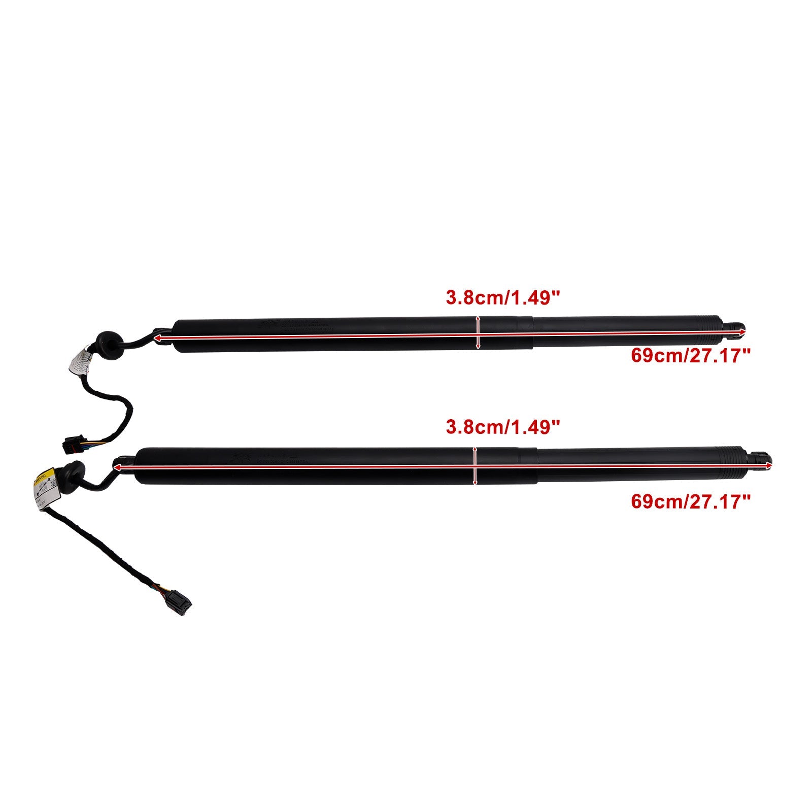 Amortiguador de gas para portón trasero eléctrico 246 (2 piezas) para Volvo XC60 II (2018-2024) - Número de pieza :31420455