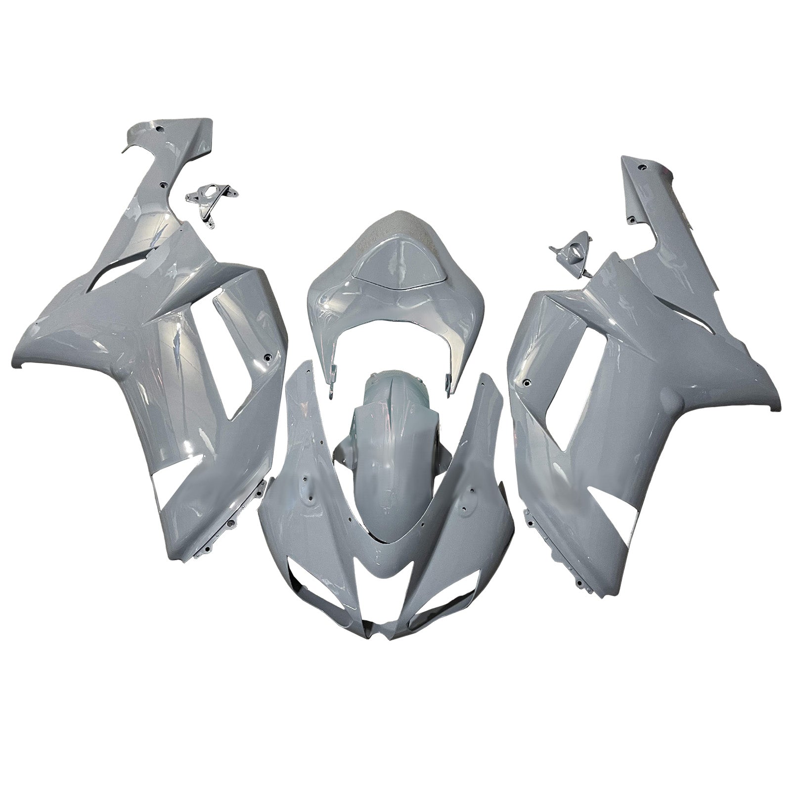 Kit di carenatura a iniezione, carrozzeria in plastica ABS per Kawasaki ZX6R 636 2007-2008