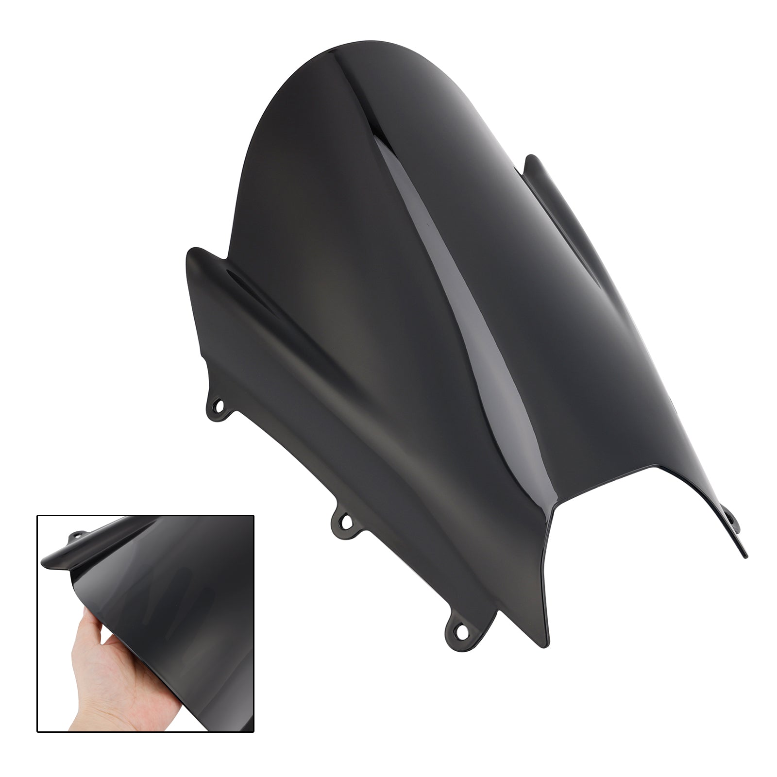 Windscherm compatibel met Suzuki GSX-8R 2024-2025 zwart