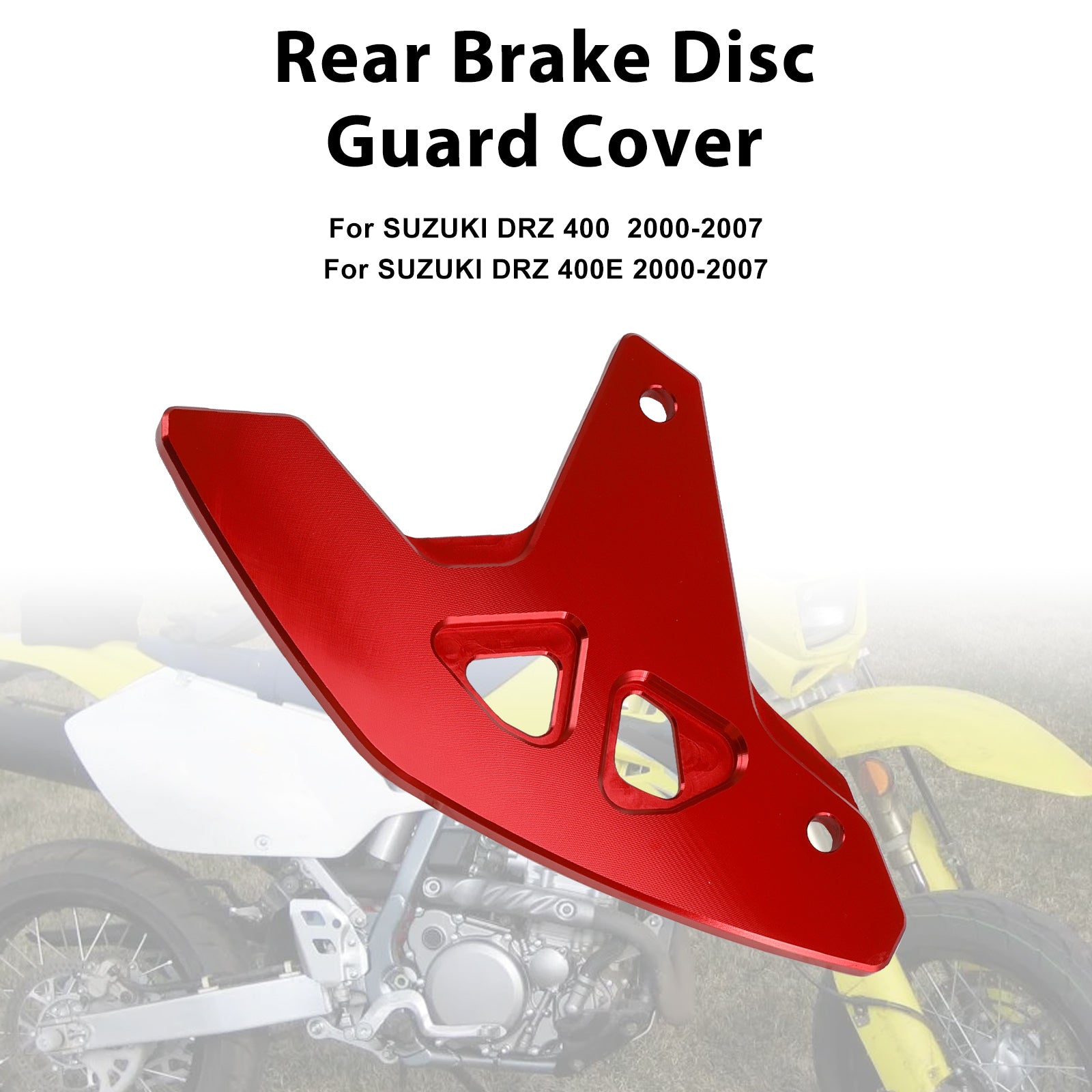 Protector de disco de freno trasero para Suzuki DR-Z400SM 2000-2024 DRZ400/S/E