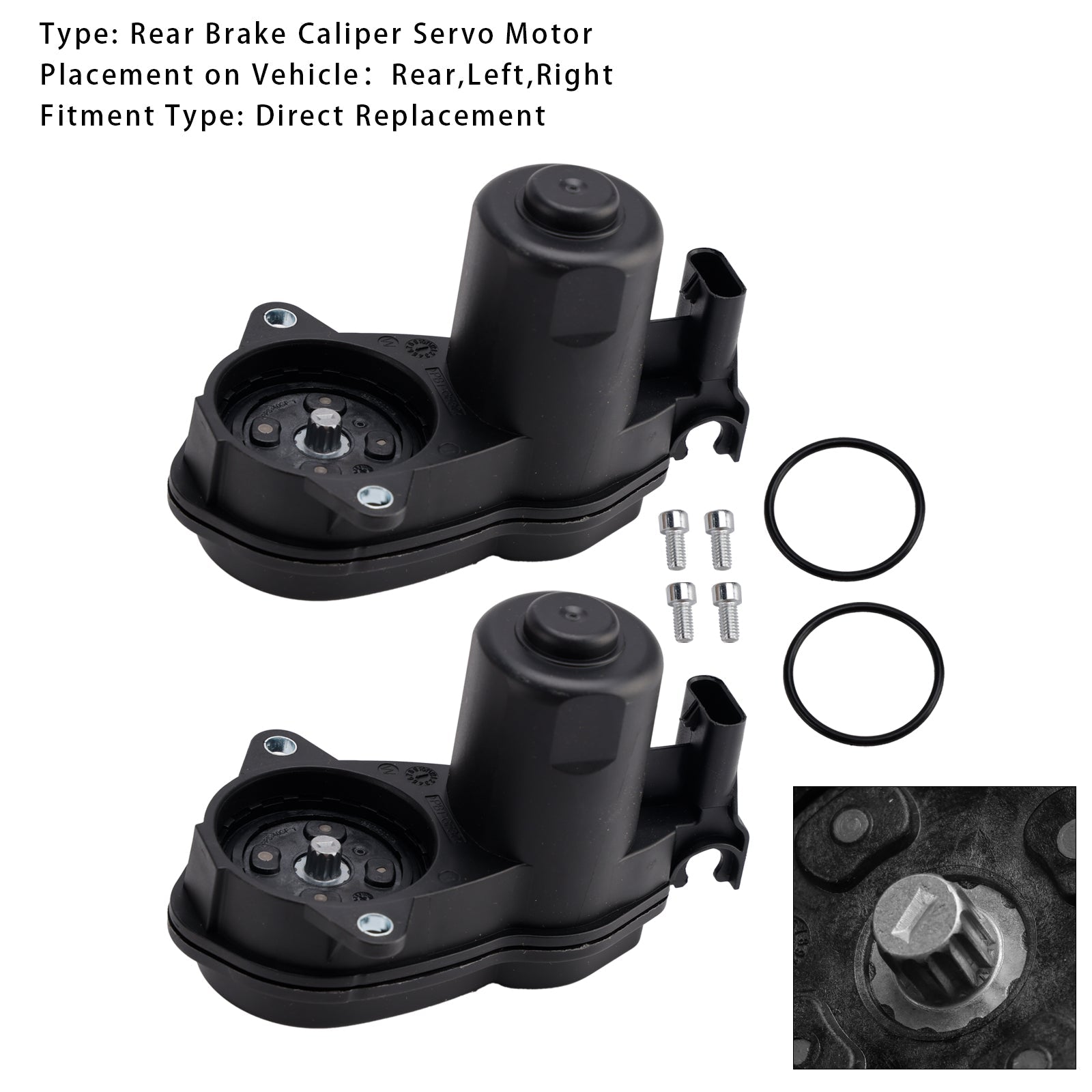 Para siłowników zacisku hamulca tylnego do Mercedesa-Benz W166 X166 GLE350 ML350 1669065401