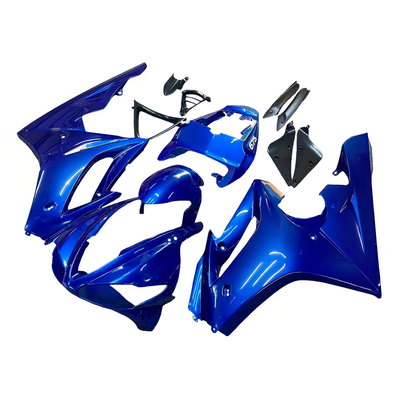 Kit de carénage complet en ABS injecté pour Triumph Daytona 675 2009-2012