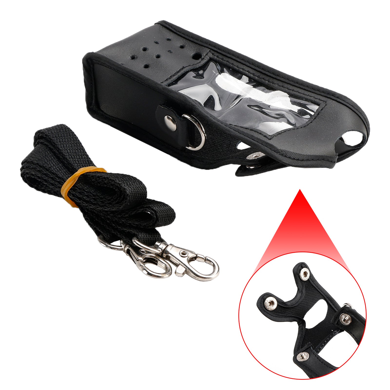 Étui de protection en cuir PU pour radio P8268 pour XIRP8260 XPR6550 DGP6150 DP3601
