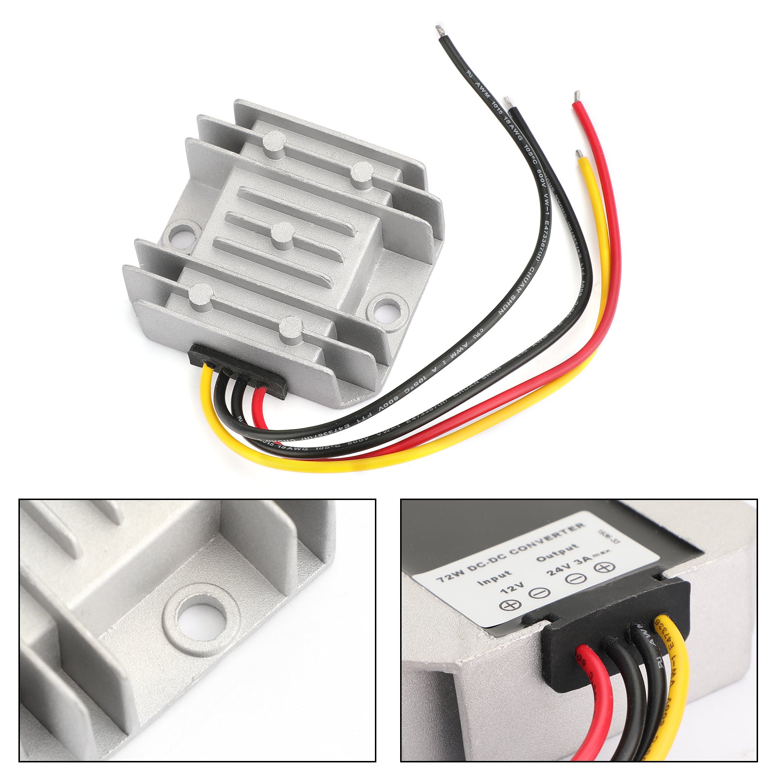 Étape DC-DC 12V jusqu'à 24V 3A 72W CONSEIL D'ALIMENTATION CONVERTISSE