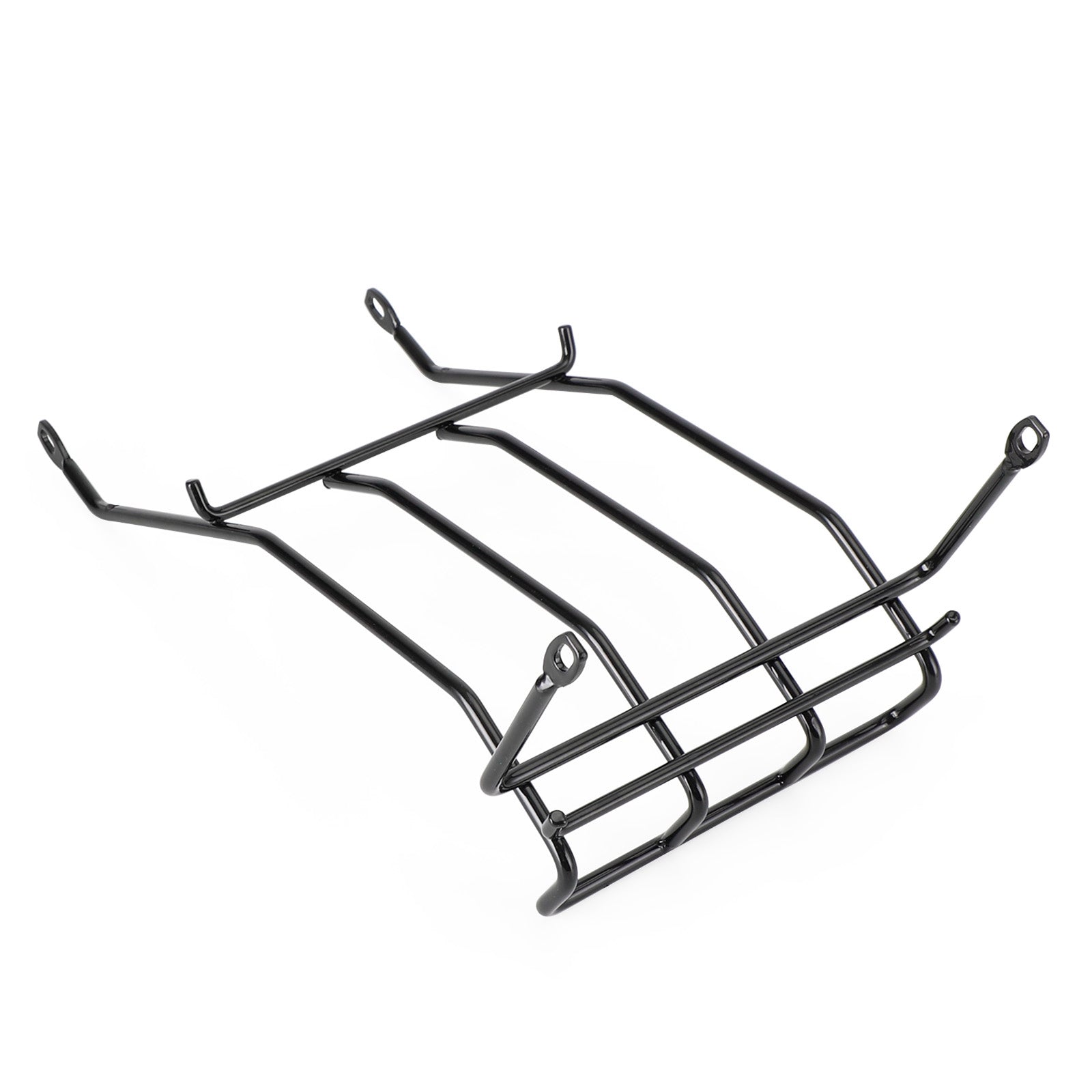 HC489-HJ Super Cub C125 19-21 Środkowy bagażnik z błyszczącej czarnej stali