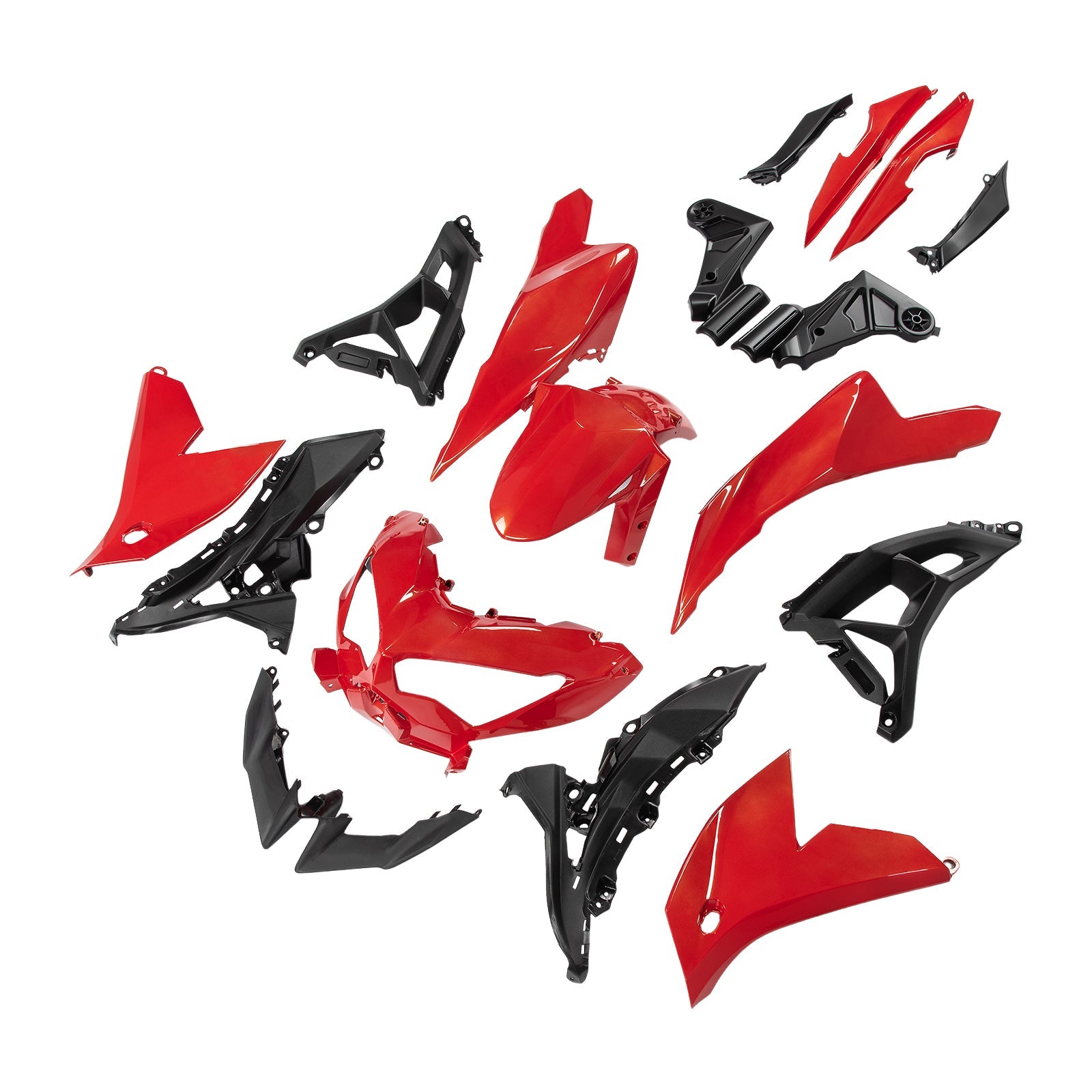 Zestaw owiewki nadwozia z wtryskiwanym ABS dla Kawasaki VERSYS 650 KLE 2022-2024 01 #