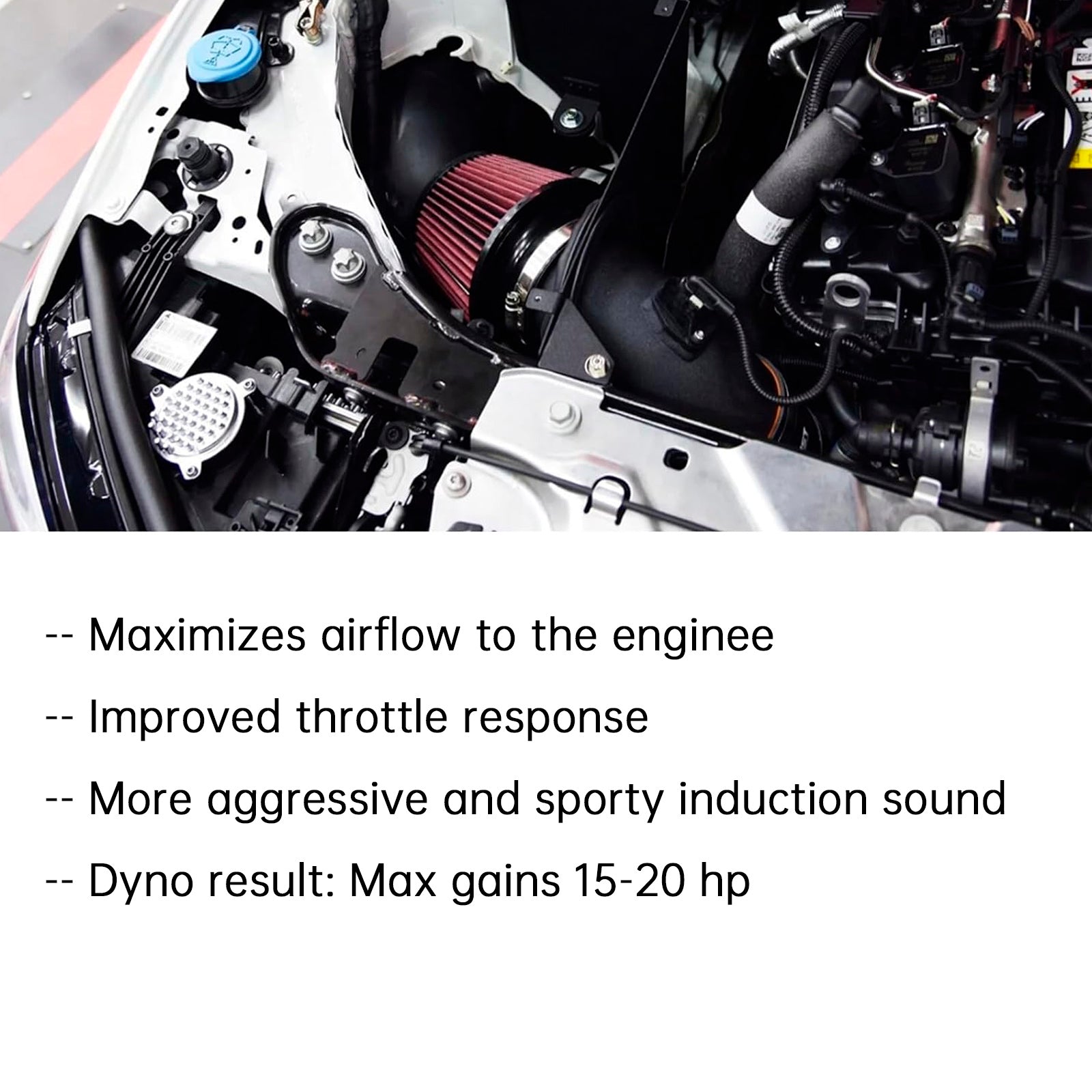 Kit d'admission d'air froid avec protection thermique pour BMW M340i G20 G21 B58 3.0T (à partir de 2019)