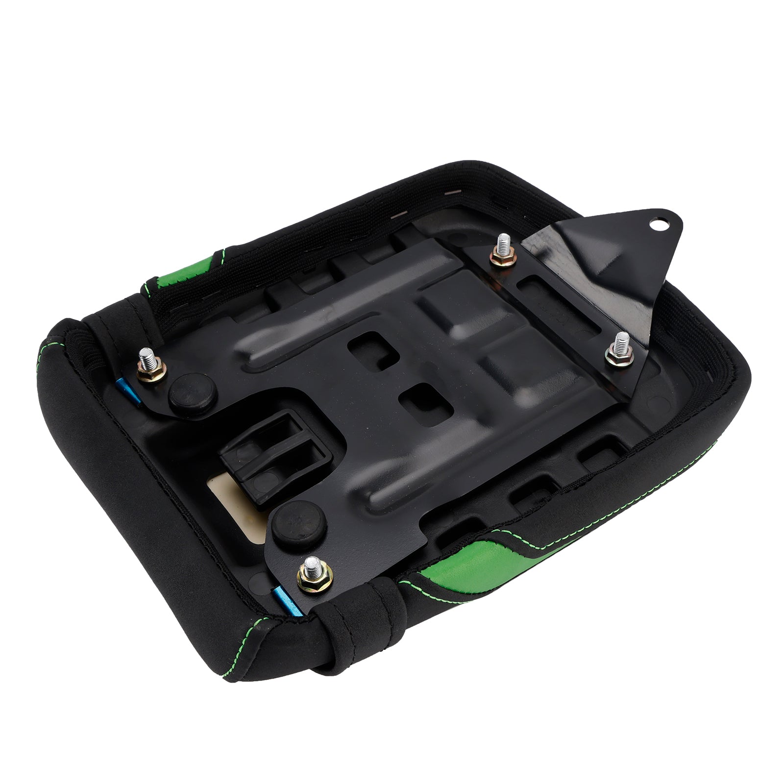 Coussin de selle passager arrière plat en polyuréthane noir pour Kawasaki Eliminator 500 (2024-2025).