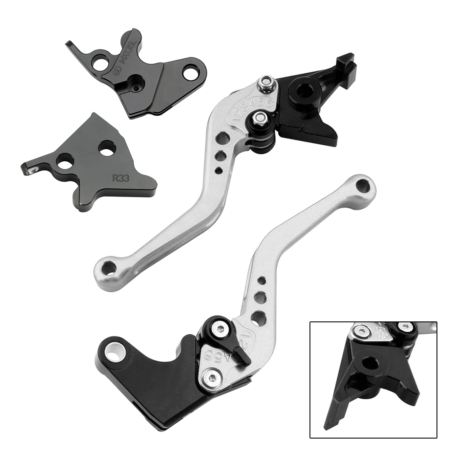 Ročica kratke zavore in sklopke za Yamaha YBR125 2005–2014