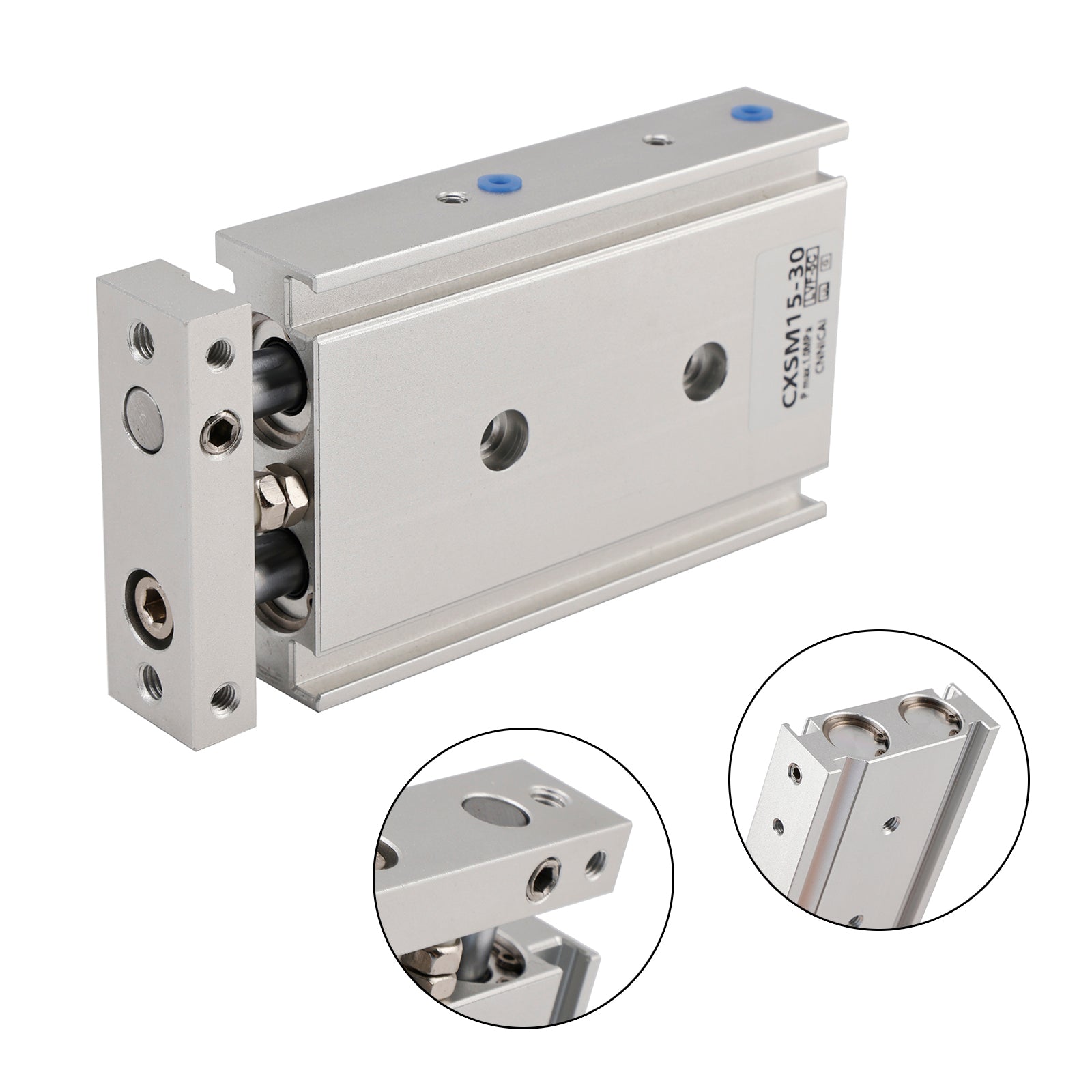 Vérin pneumatique à double tige SMC CXSM15-30, double effet