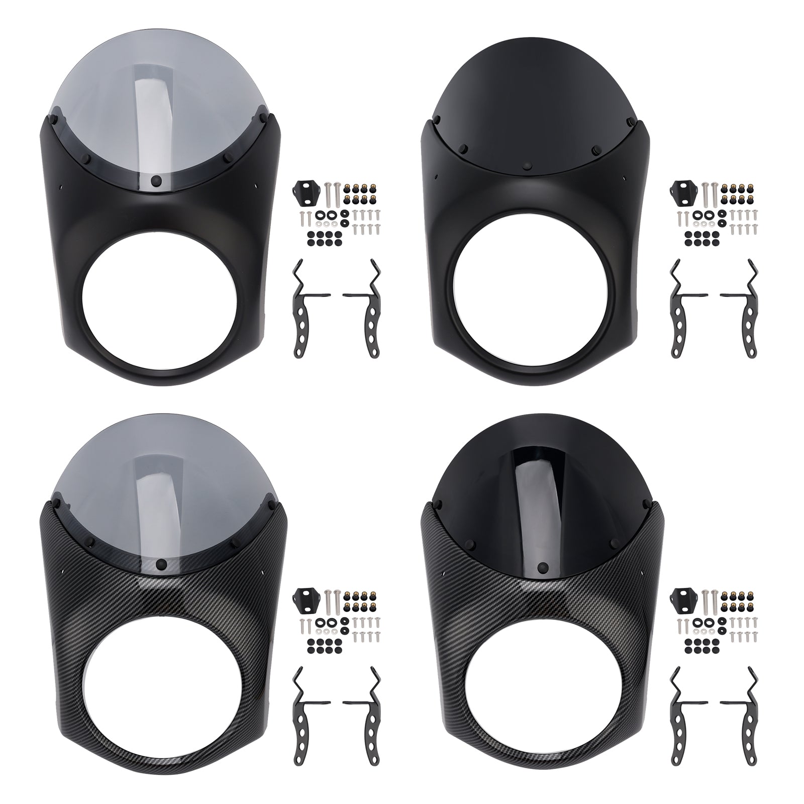 Carénage de pare-brise de phare pour Kawasaki Eliminator 500 2024-2025