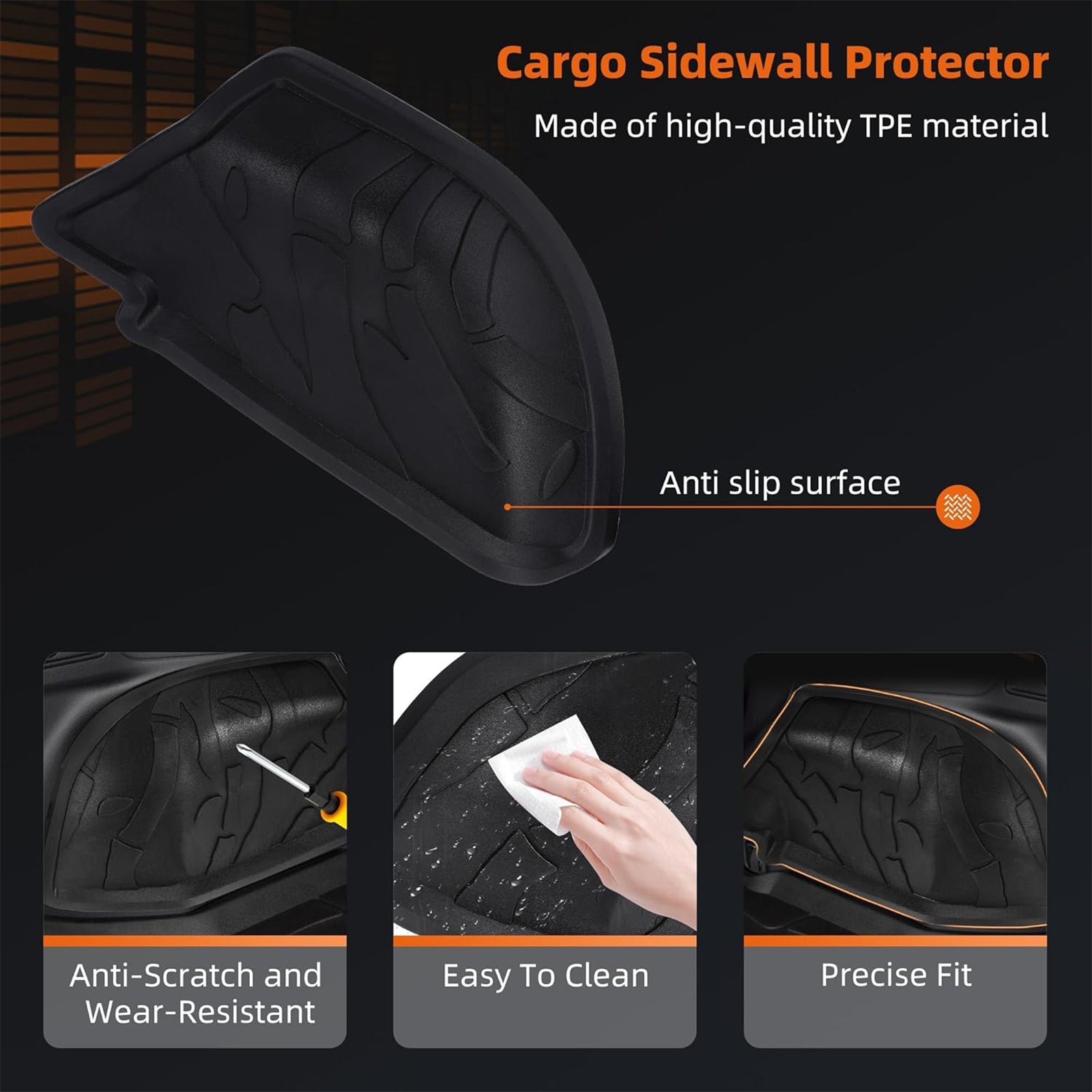 Ensemble de protections latérales de coffre J501SSJ340 pour Subaru Forester 2019-2024