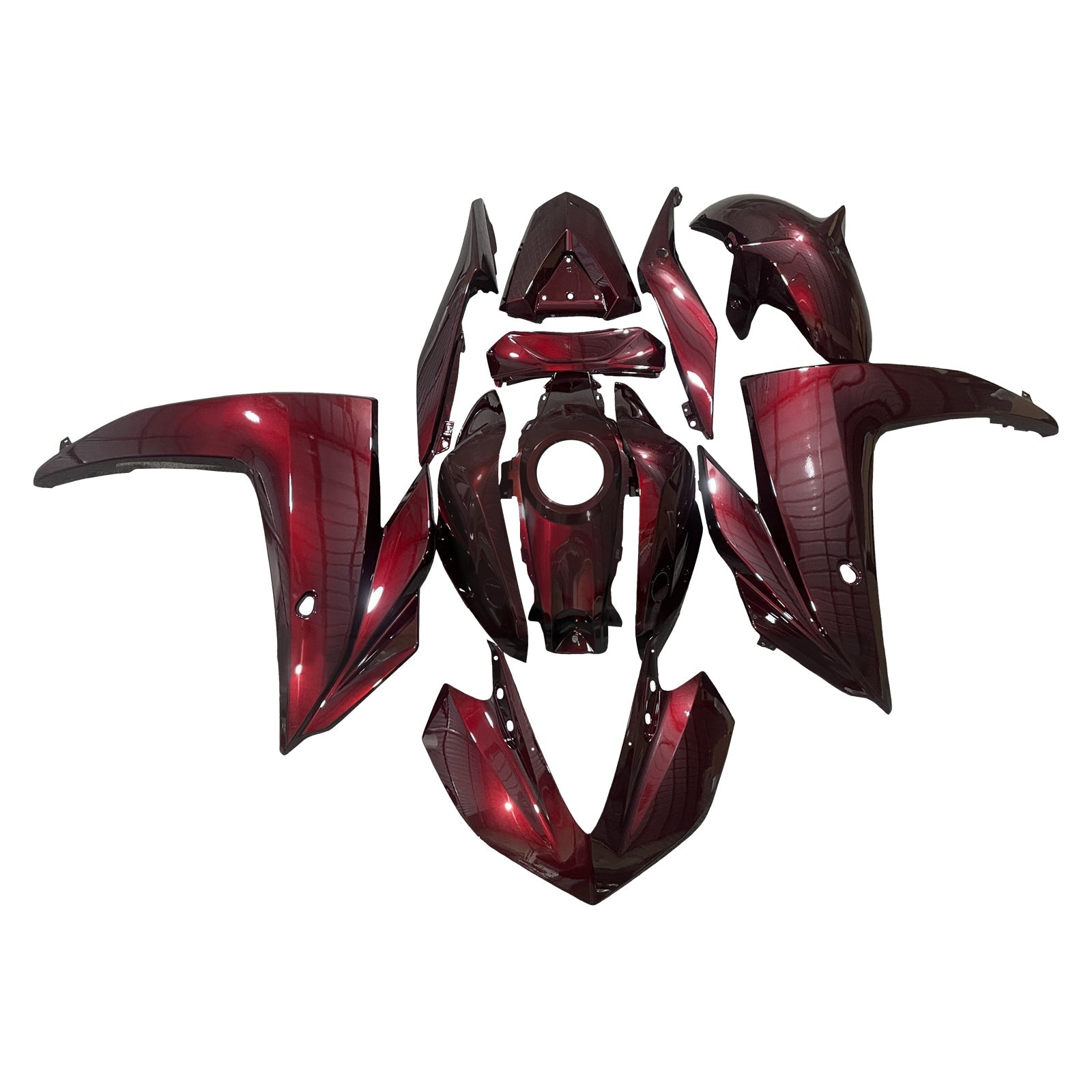 Kit de carénage injecté ABS pour Yamaha YZF-R3 2014-2018 et R25 2015-2017