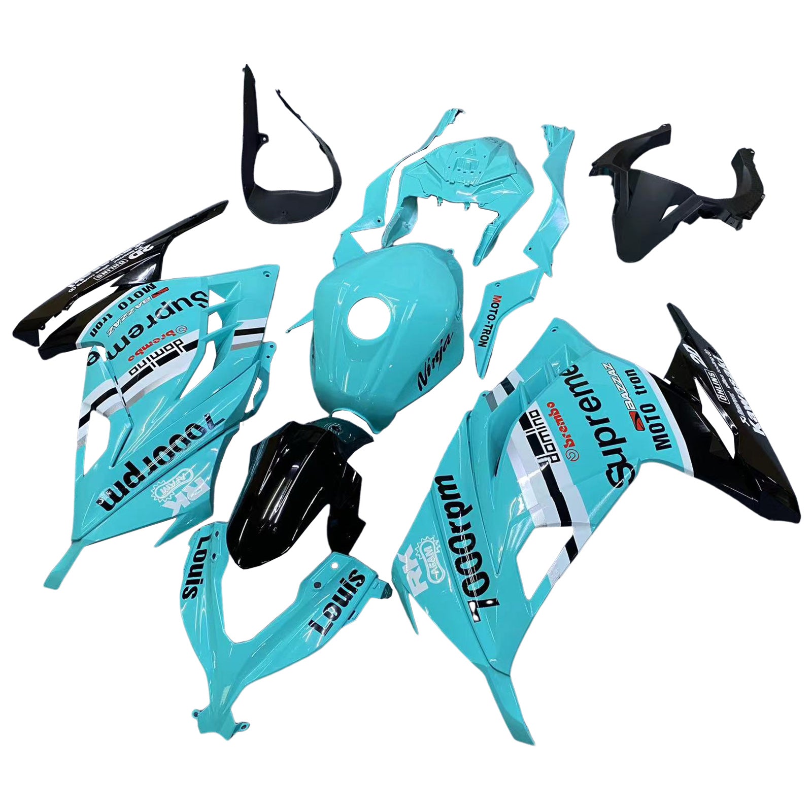 ABS plastični komplet za Kawasaki Ex300 Ninja 300R 2013-2024