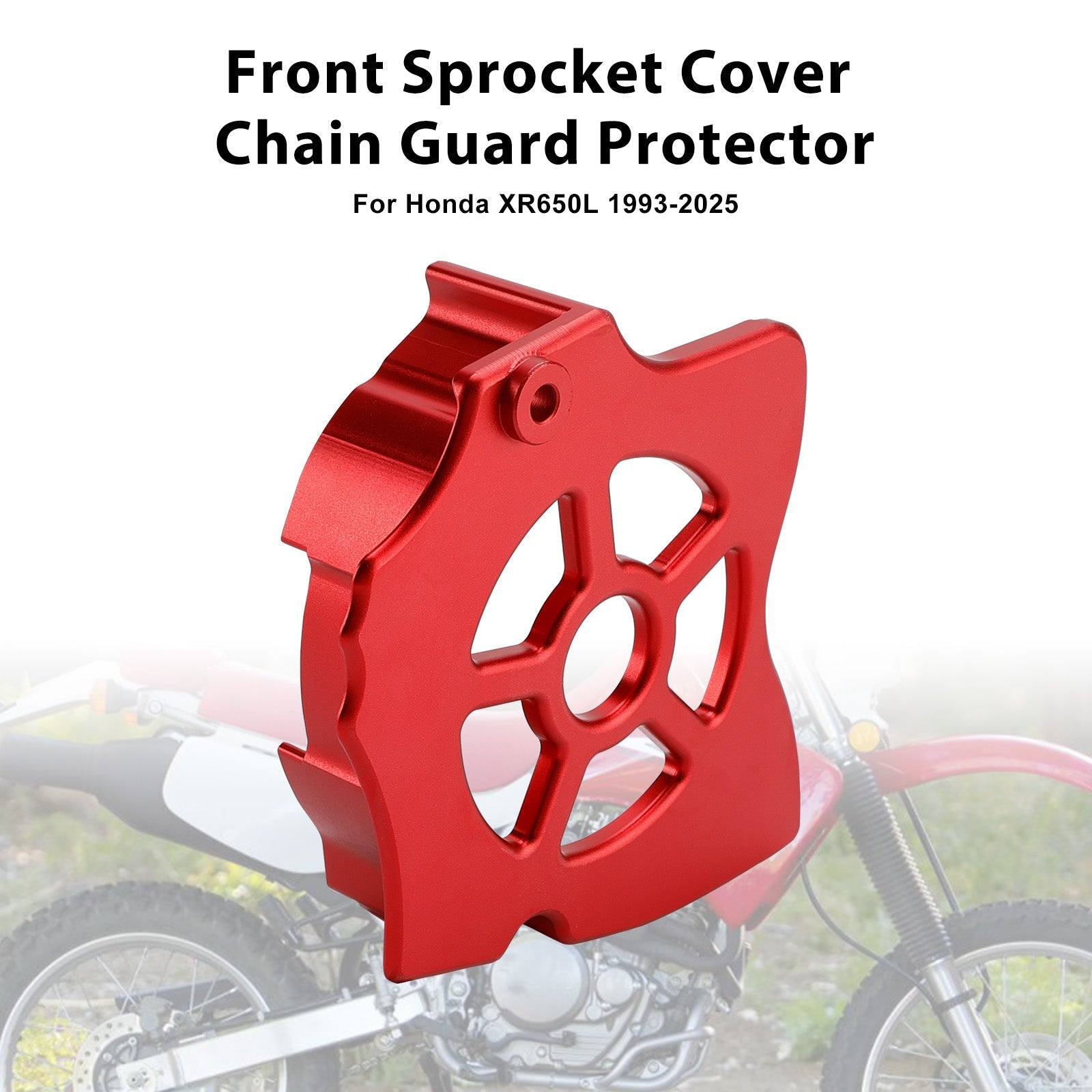 Protection de chaîne et cache-pignon avant pour Honda XR650L (1993-2025)