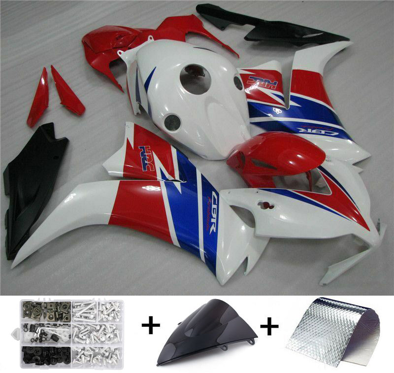ABS mugled Bodywork Injection -tapapakkaus Honda CBR1000RR 2012-2016 White Redille