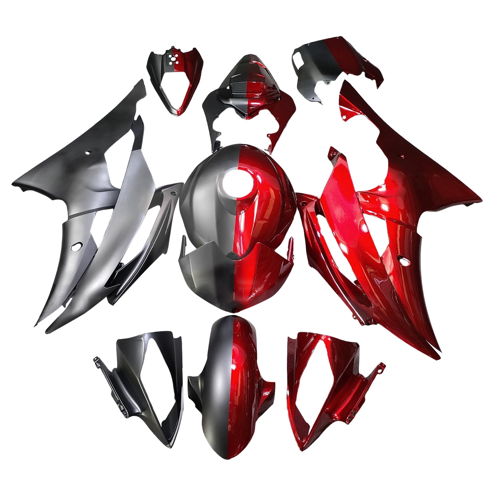 Komplet oklepa iz ABS plastike za Yamaho YZFR6 YZF-R6 2008-2016