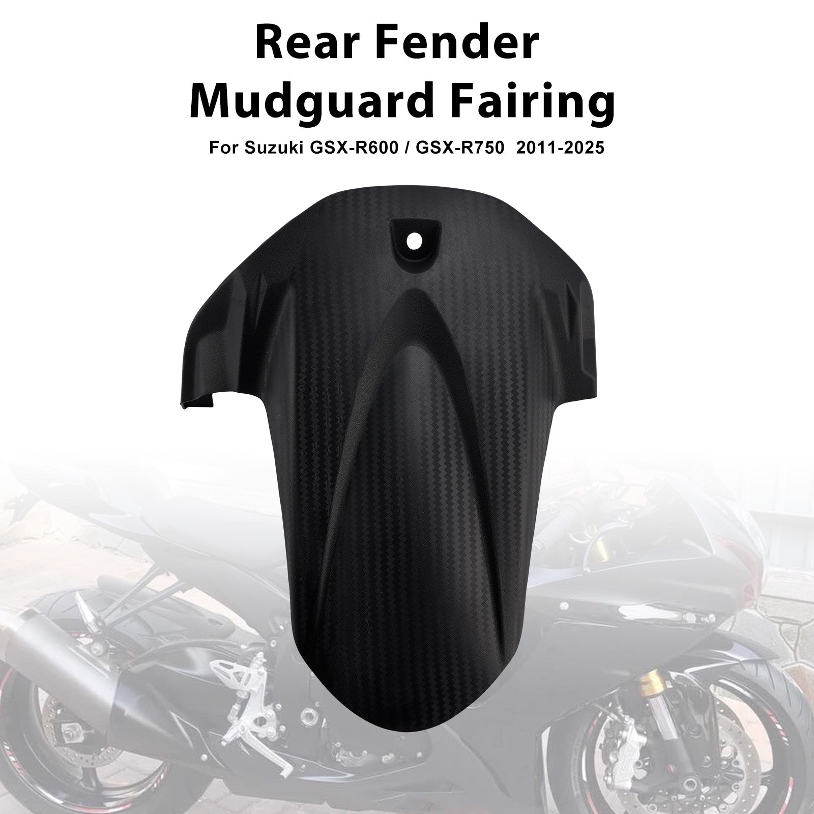 Garde-boue arrière pour Suzuki GSX-R600 2011-2025
