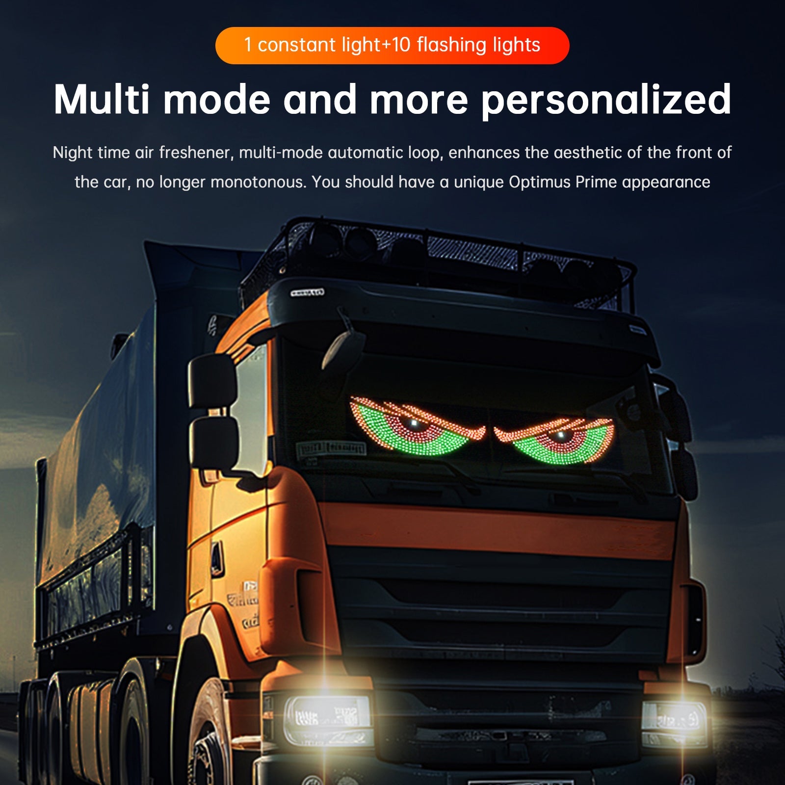 Pantalla LED del diablo&Luz LED dinámica para camión con luz para coche #39;s Eye