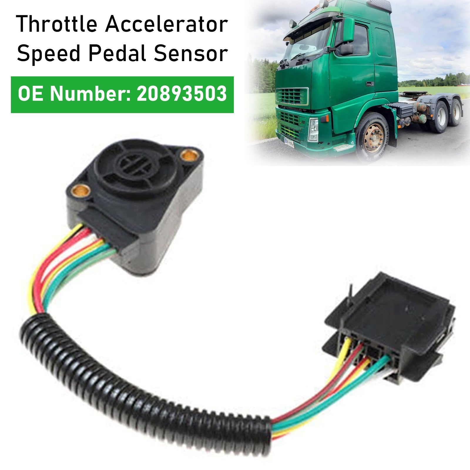 Sensore di velocità del pedale d&Acceleratore per camion Volvo FH12 FM12 FH16 20893503