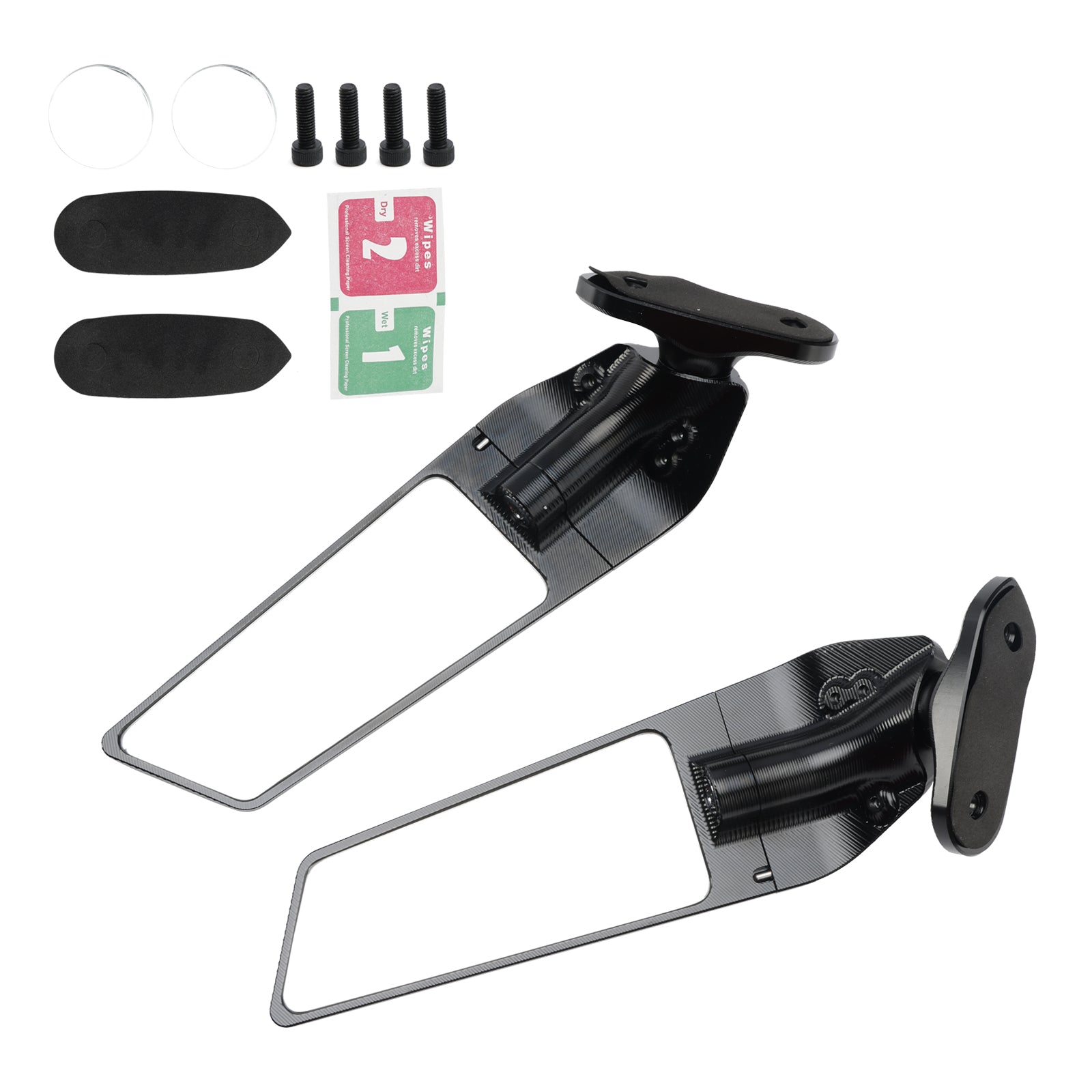 Aluminiowe lusterka wsteczne CNC do Yamaha YZF-R25 2019-2023