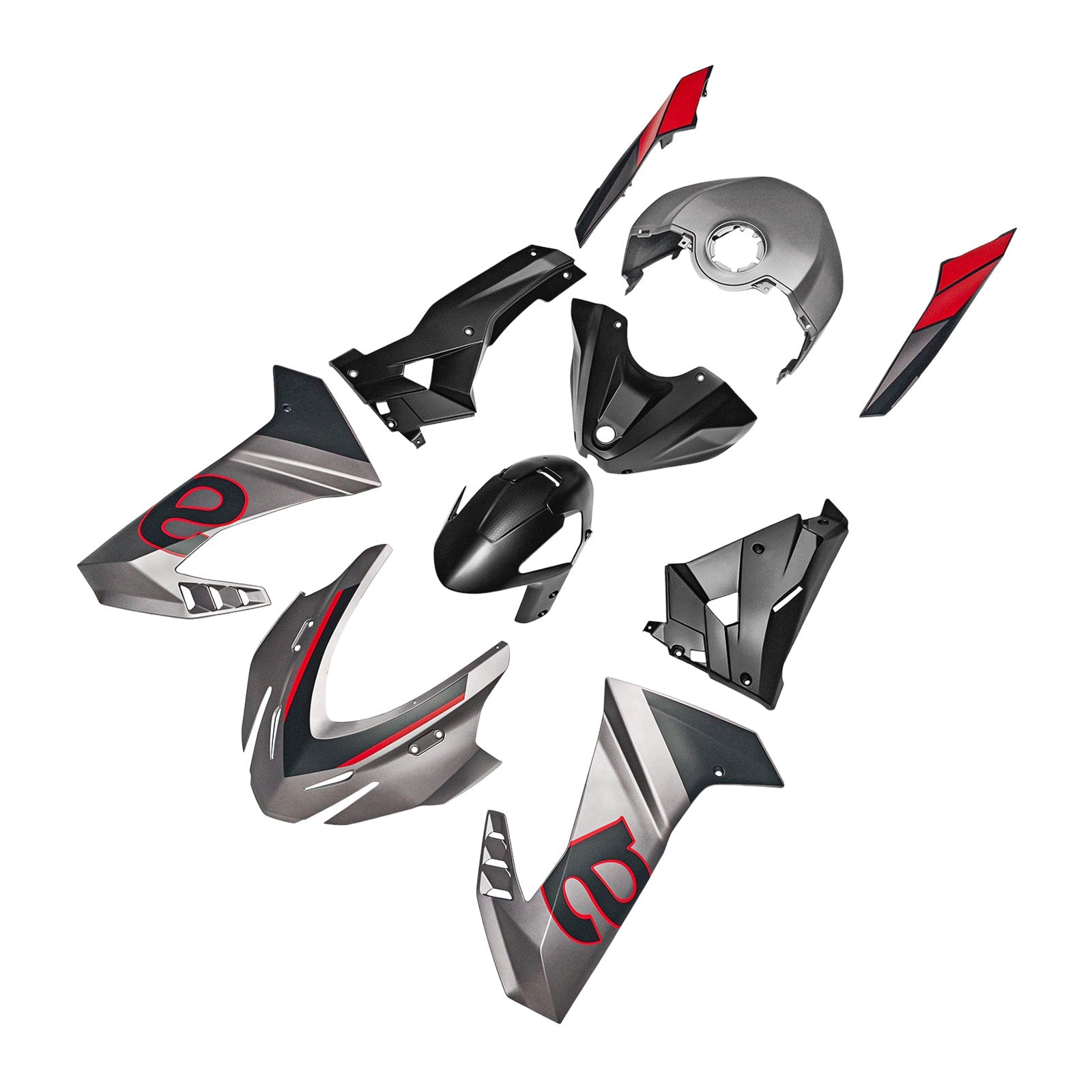 Kit di carrozzeria in plastica ABS iniettata per Aprilia RS457 2024-2025 10#