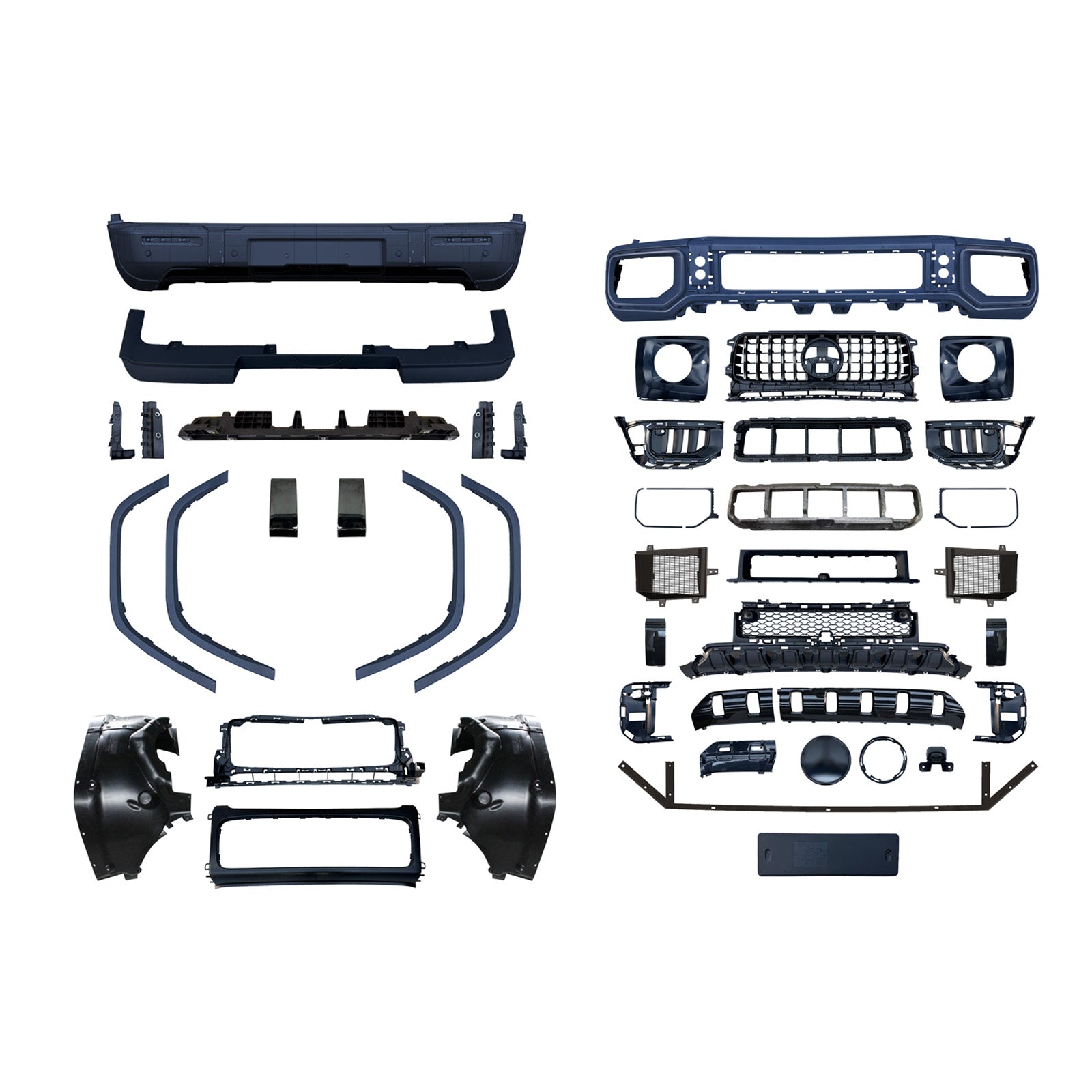 Kit carrosserie style AMG pour Mercedes-Benz W464 (2019-2023) et W465 (mise à niveau vers G63).