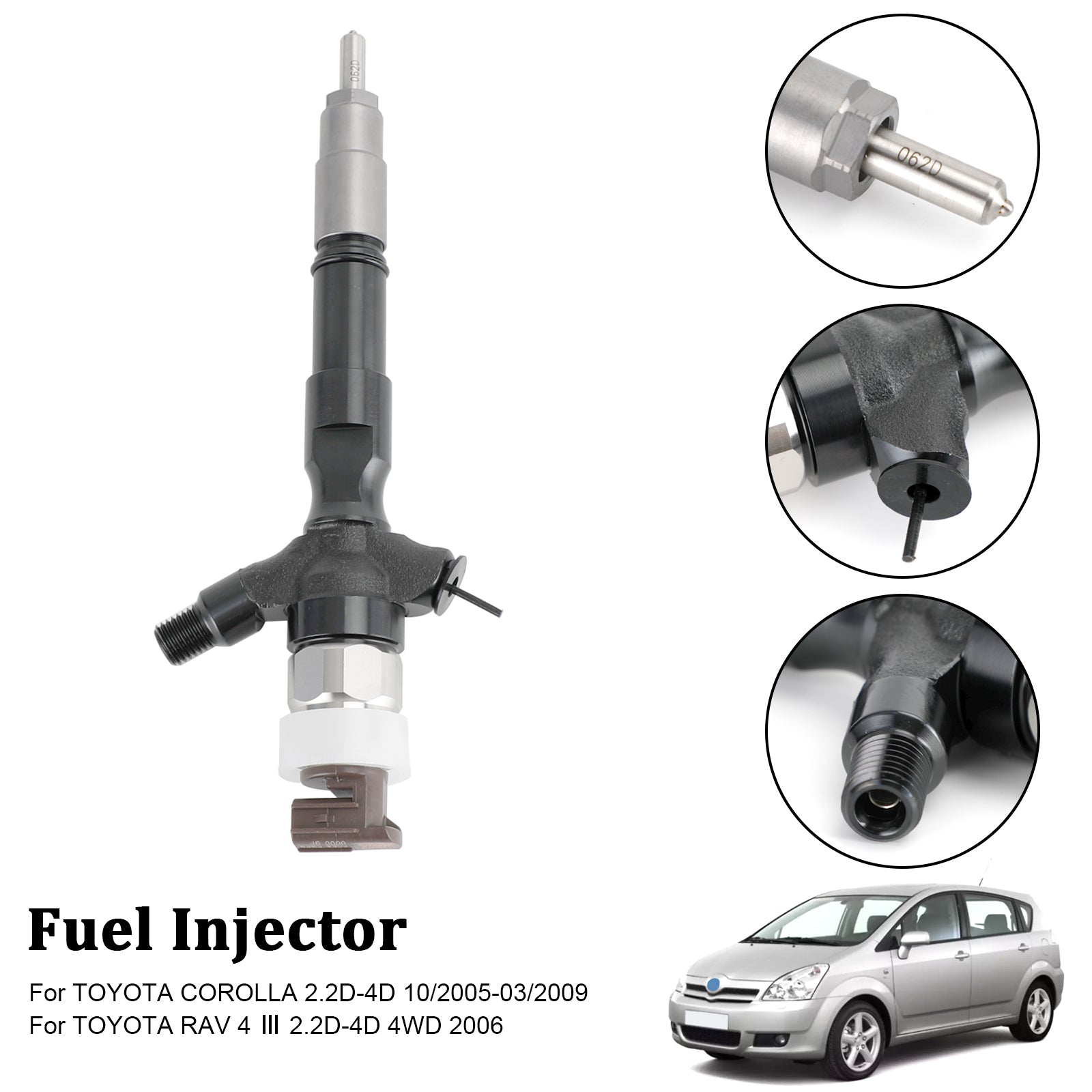 1PCS Fuel Injector 23670-0R020 Pour Toyota Corolla RAV4 095000-6040