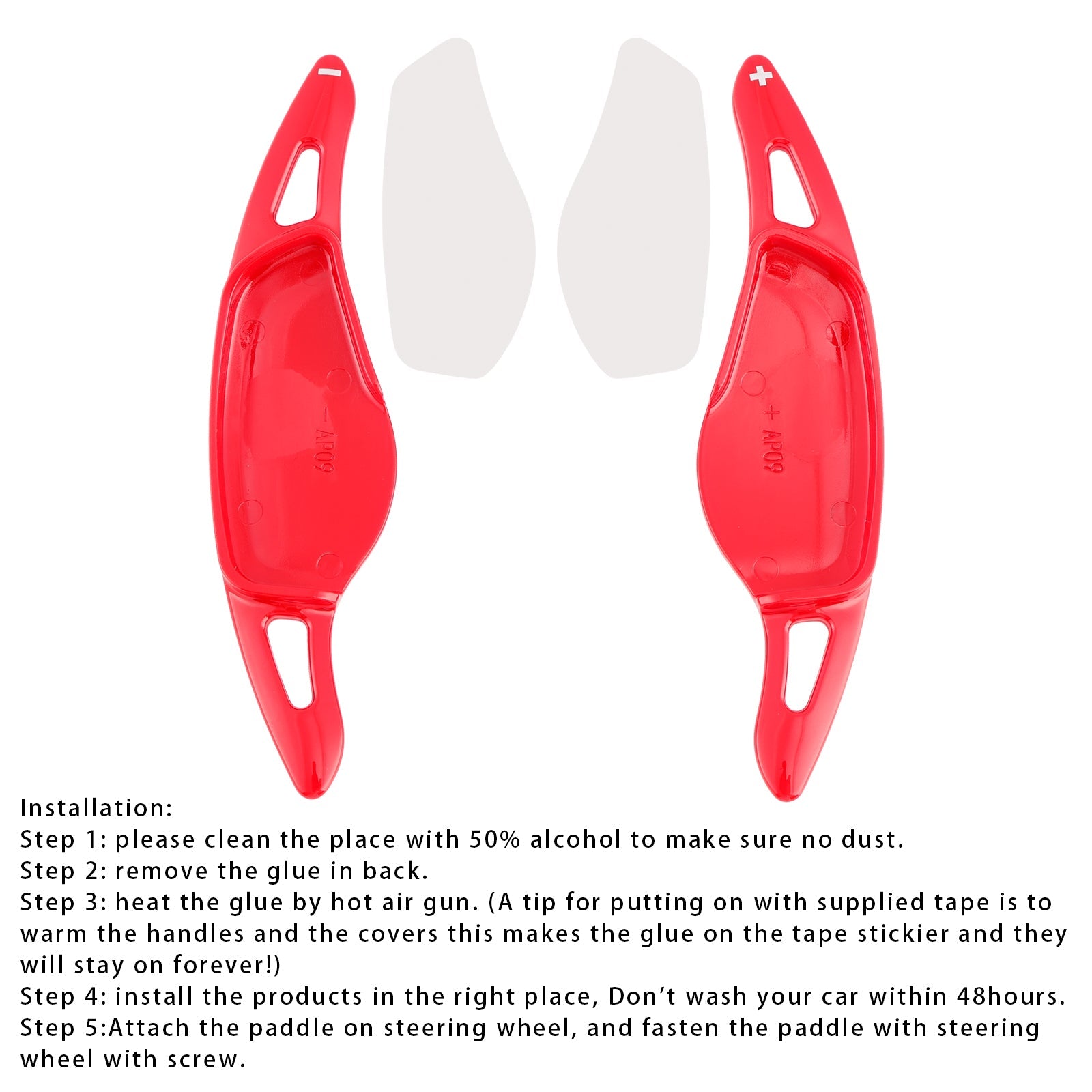 Extensions de palettes de changement de vitesse au volant pour BMW G05 X5 F95 X5M G07 X7 G22 Rouge