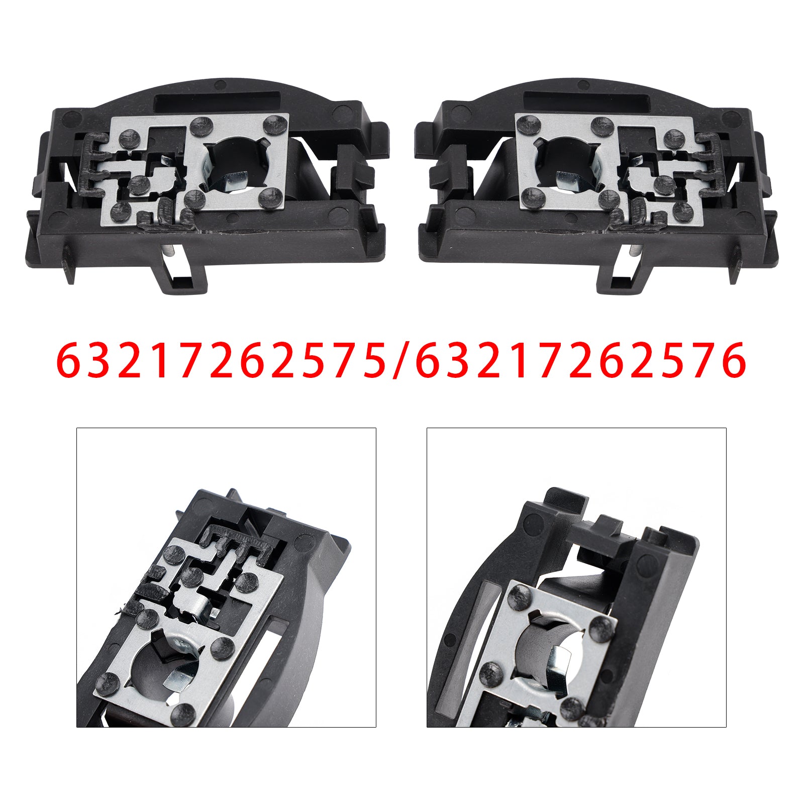 Douille de support d'ampoule de feu arrière gauche et droit pour couvercle de coffre arrière BMW X5 E70 2008-2013 63217262575 63217262576