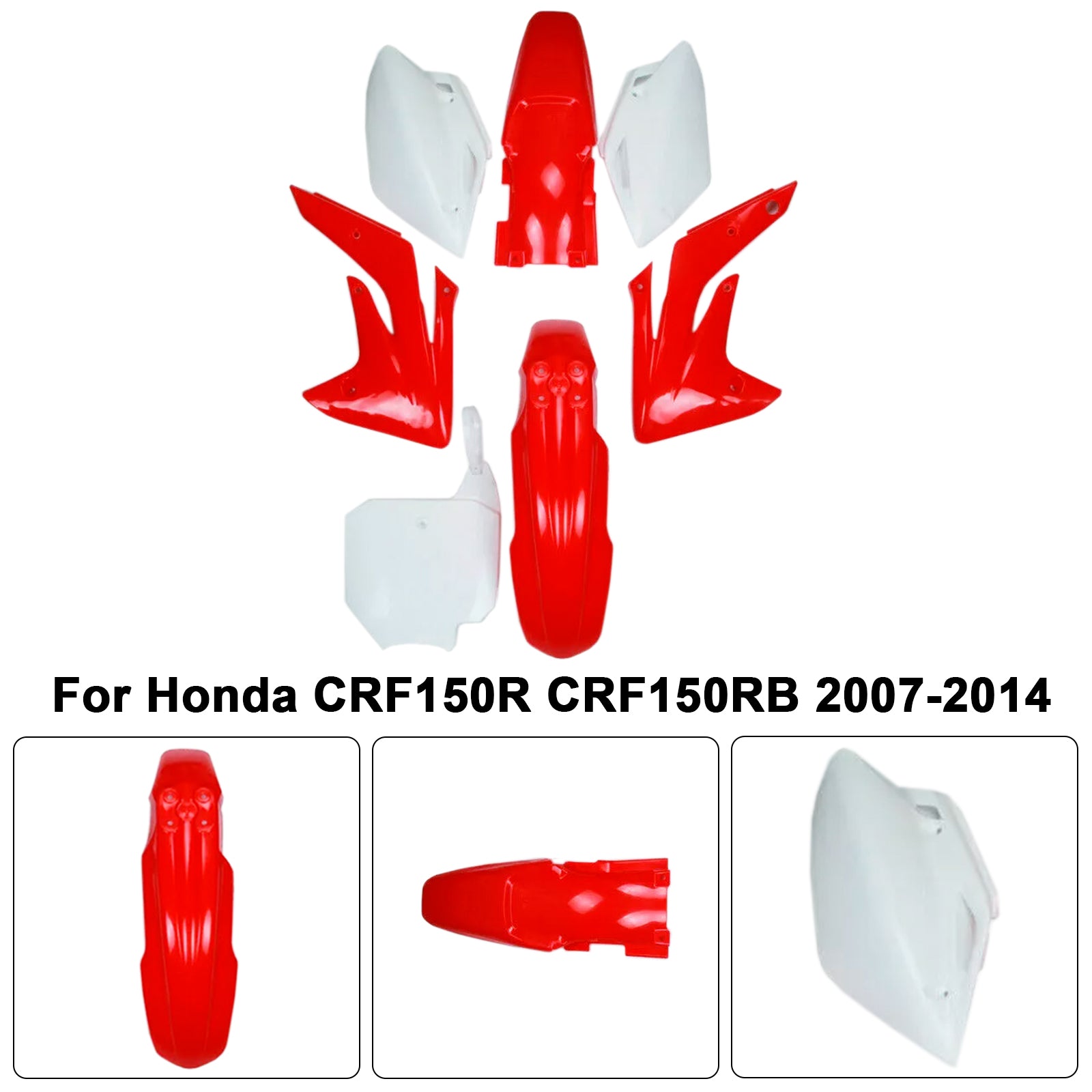 Kit de carrosserie en plastique pour Honda CRF150R/RB 2007-2014, carénage de garde-boue