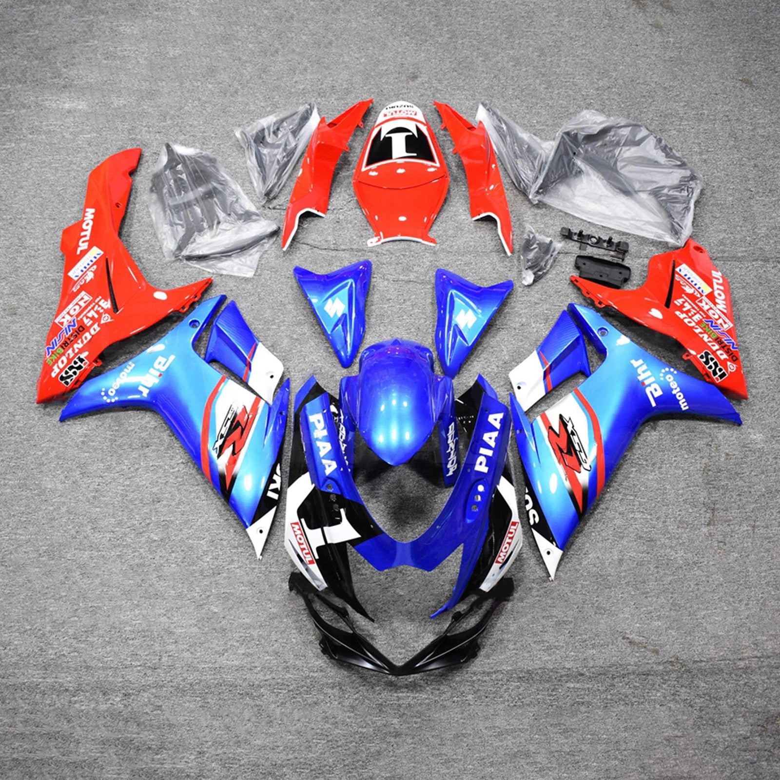 Kit de carénage injecté en plastique ABS pour Suzuki GSXR 600/750 2011-2026 K11