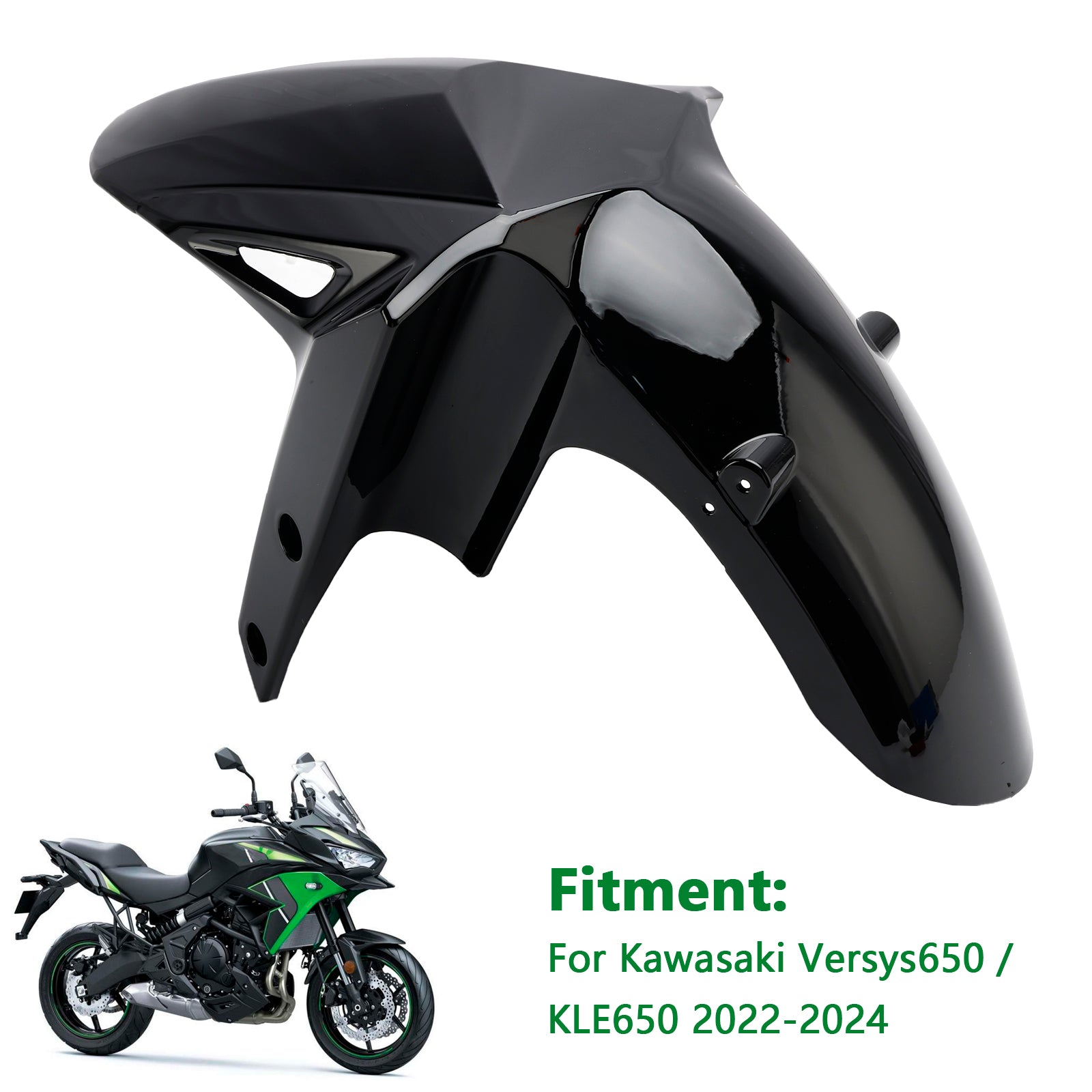 2022-2024 Kawasaki Versys 650 KLE650 Carénage de garde-boue avant