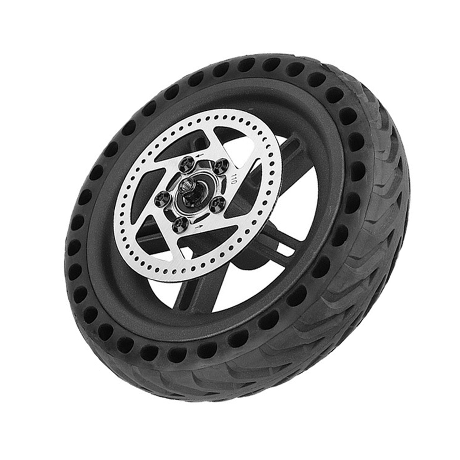 Rueda trasera con neumático runflat tipo panal 8.5 y freno de disco para M365/1S/LITE