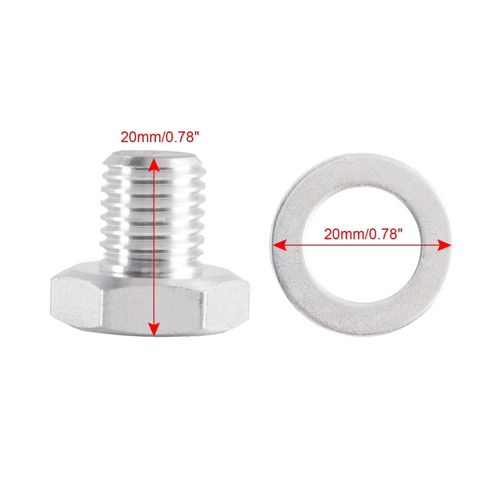 Tapa de la cabeza del cilindro para el agujero del sensor de temperatura del líquido de enfriamiento M12-1.5 LS1 LSX LS3 551158