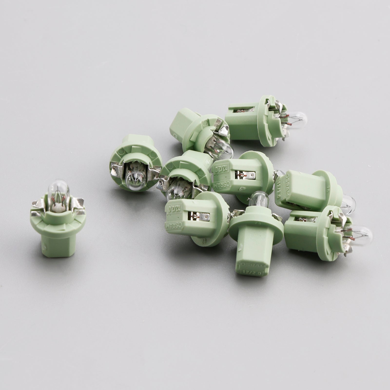 Lot de 10 lampes d'instrument BX8.5D 2722MFX 12 V 2 W pour OSRAM