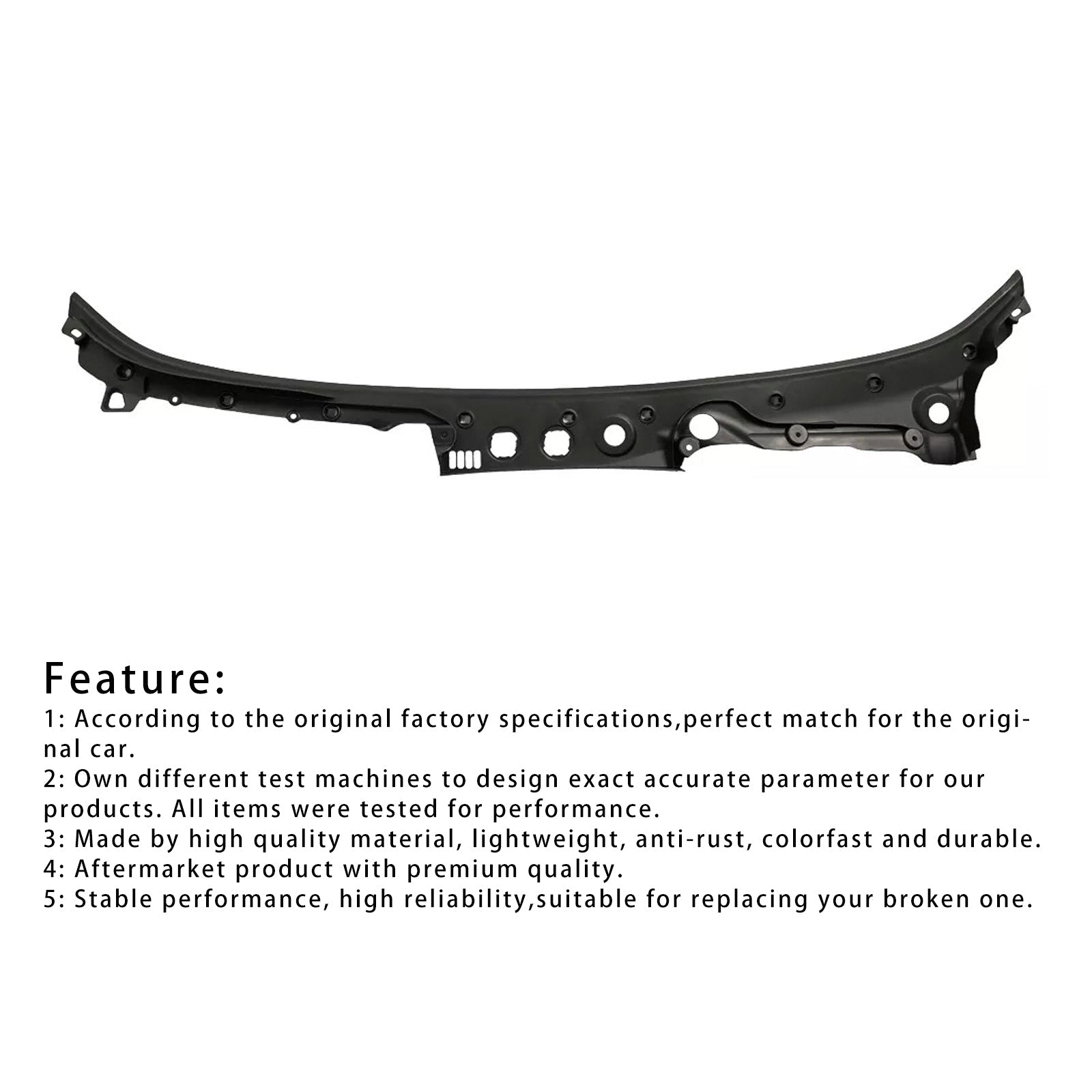 Plošča za vetrobransko steklo 5171717203124 za BMW 5 528I 535D 550I 2011-2016