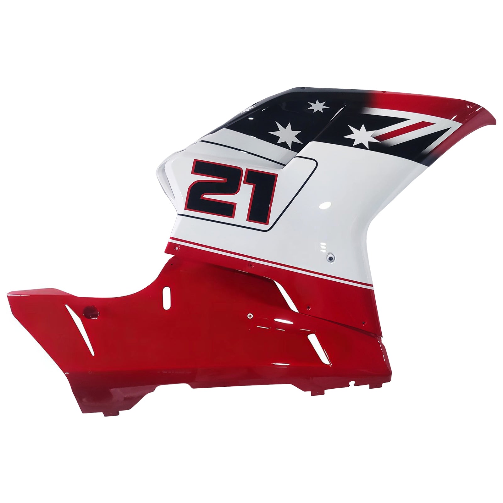 Kit de carénage par injection, carrosserie en plastique ABS, compatible avec Ducati 1098/1198/848 de 2007 à 2011