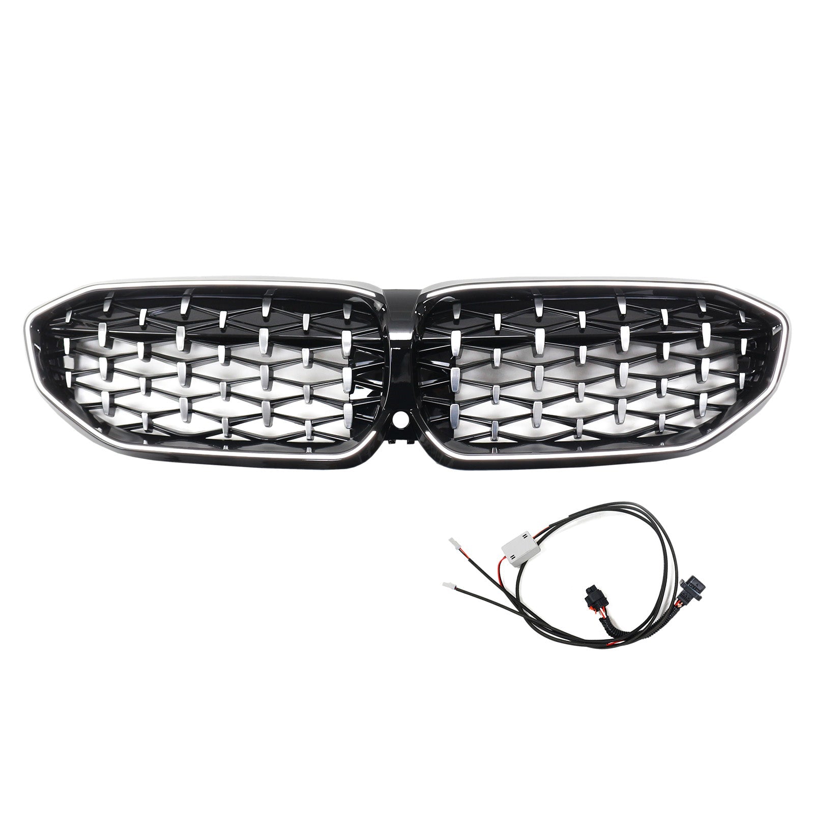 Grille de calandre en forme de diamant pour BMW Série 3 G20 2019-2022 51138072085