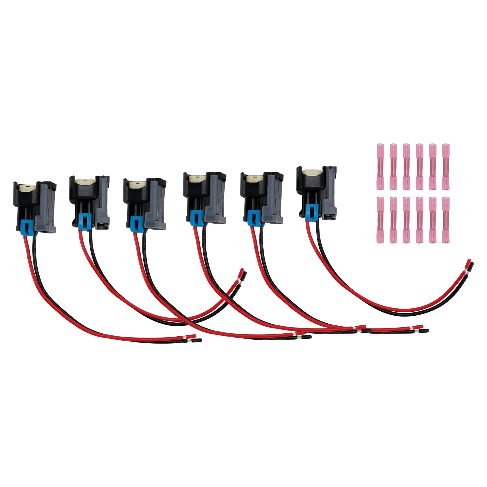 6 liittimen sarja&Polttoaineensuuttimen pigtail-johtosarja Fordille, Fitille ja Chevylle