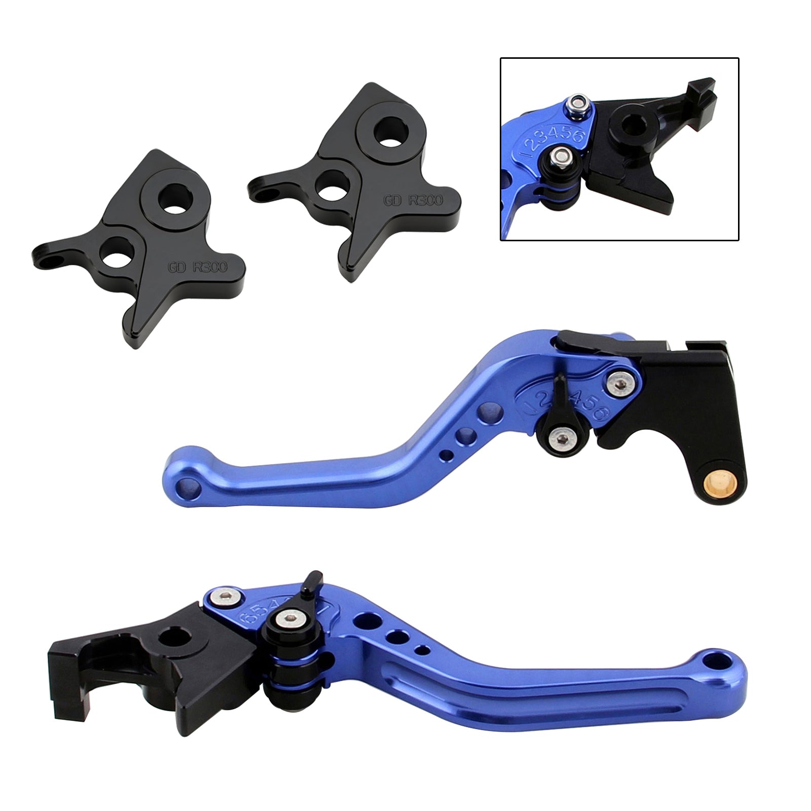 Palanca de freno y embrague corta para Kymco AK550 2017-2022