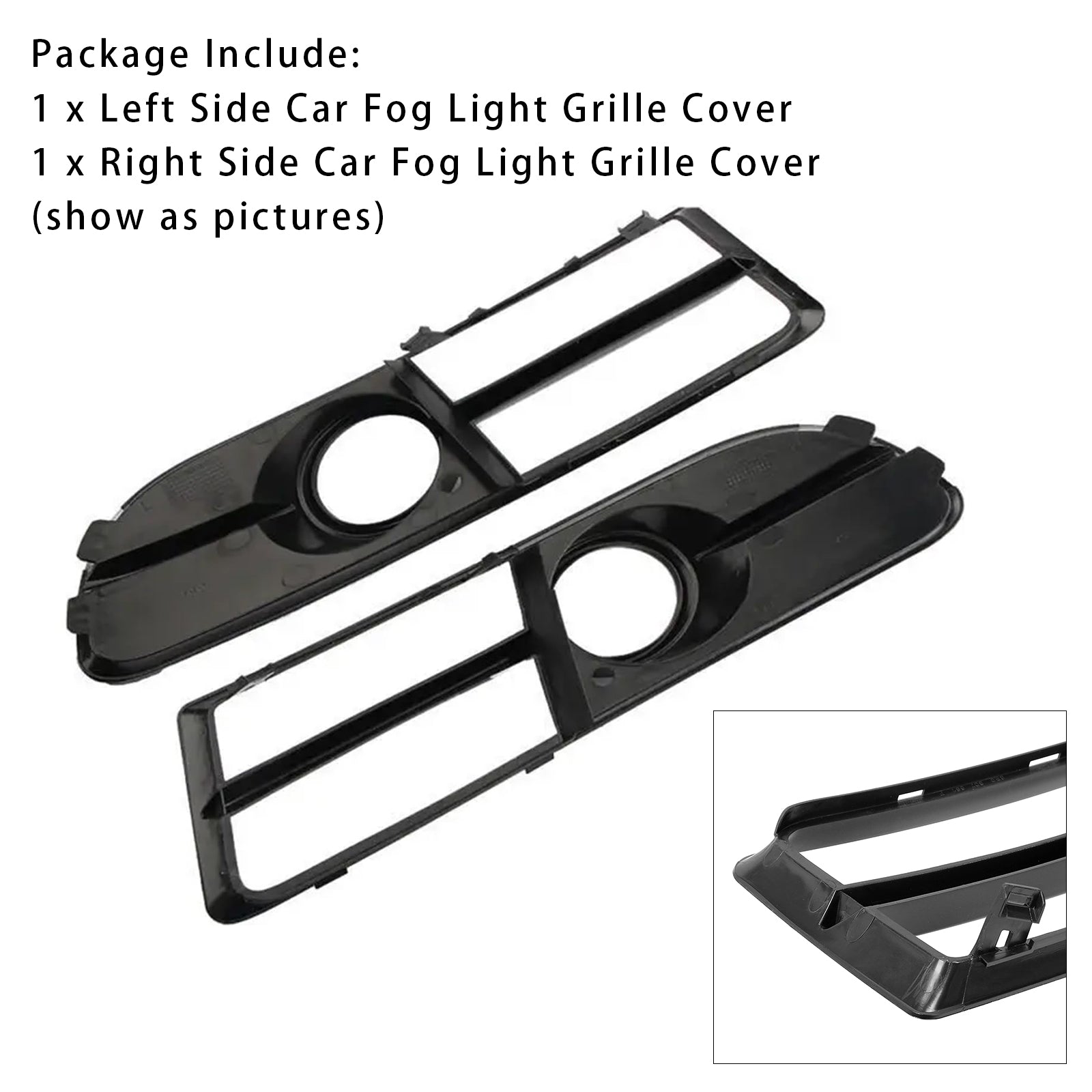 Paar beschermende roosters voor anti-voglichten Audi A4 B7 S-Line S4 2005-2008 8E0807681F