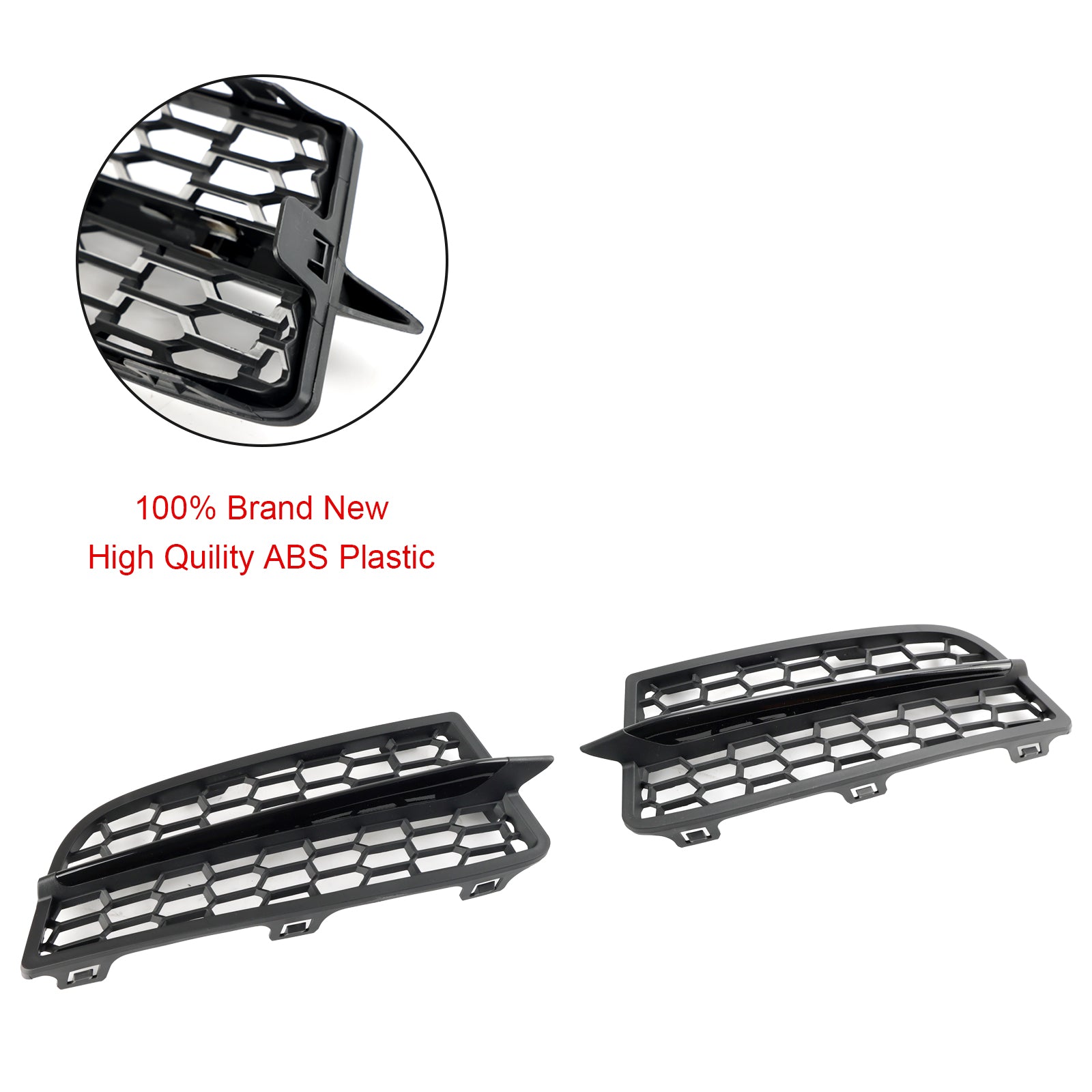 2 pezzi paraurti anteriore fendinebbia copertura lunetta griglia griglia per BMW F20 F21 2011-2015 M