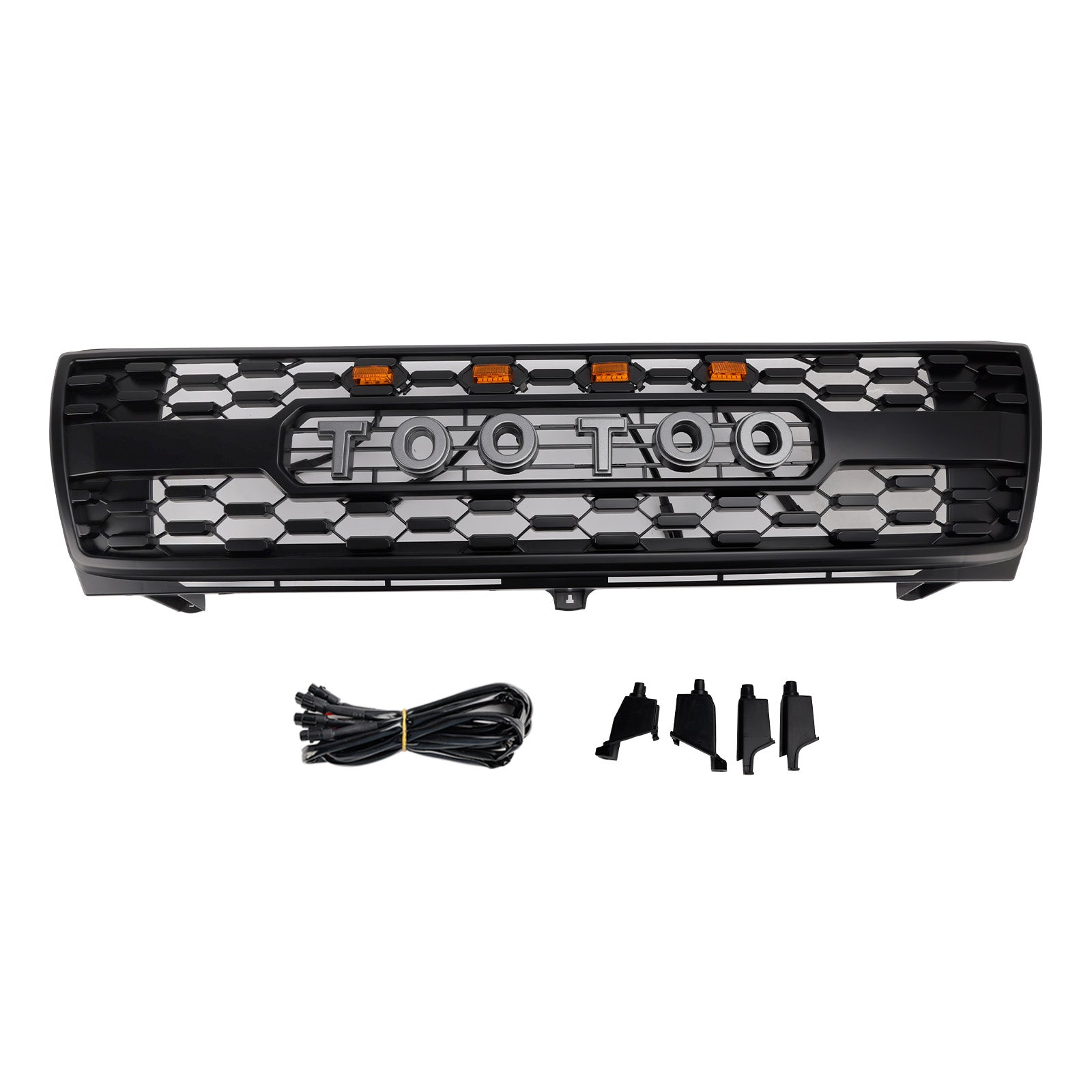 Maska sprednjega odbijača v vzorcu satja'Združljivo s Toyota Tacoma 1997-2000 TRD PRO