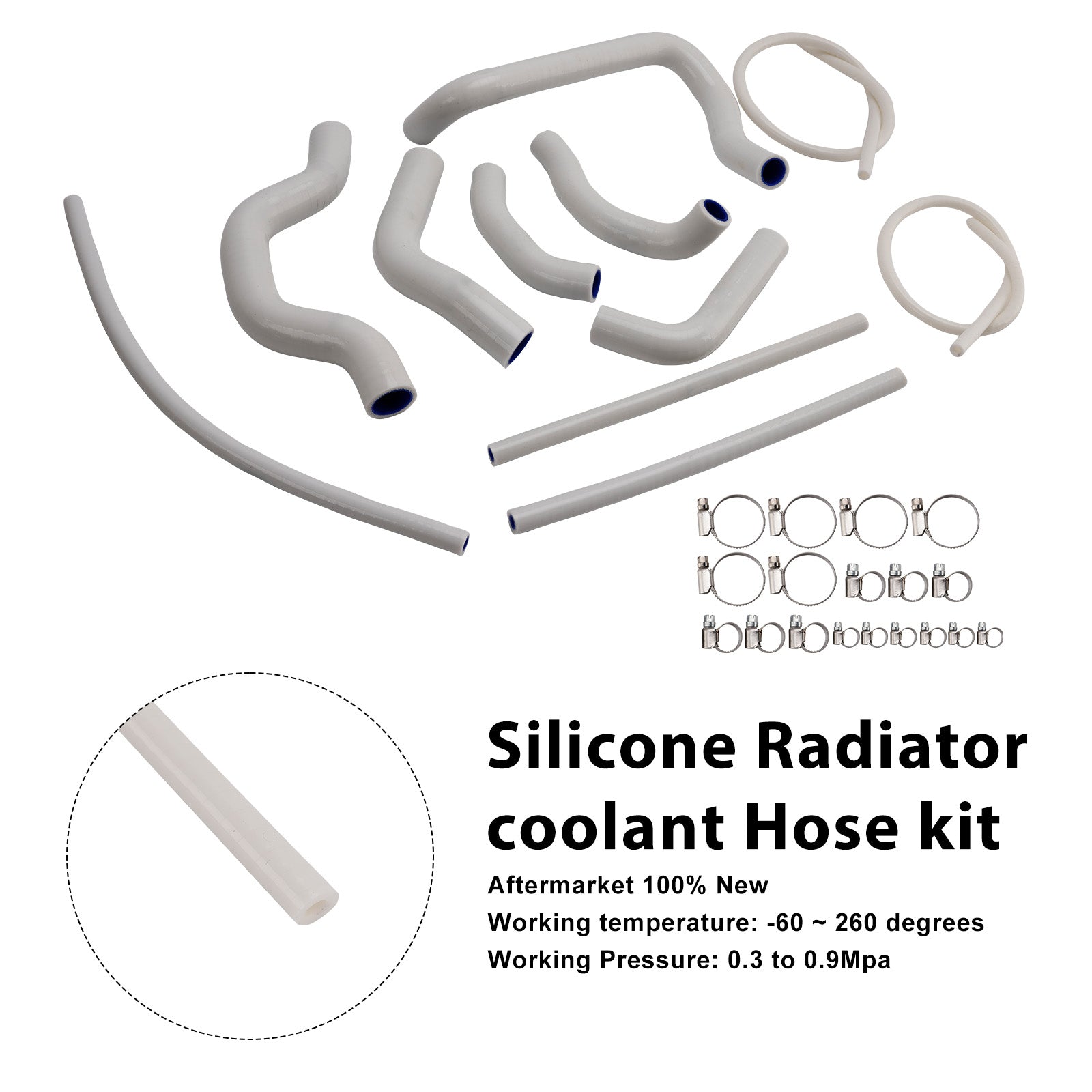 Durite de refroidissement en silicone pour radiateur Ducati Monster 937 (2021-2025)