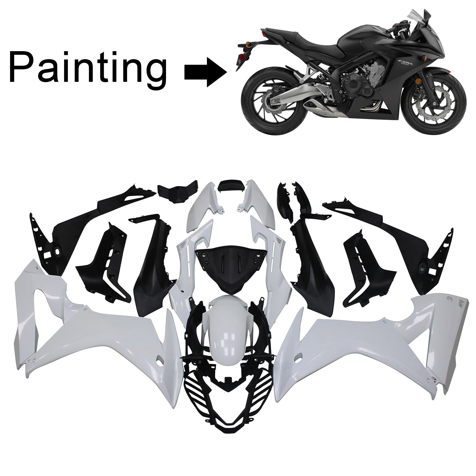 2014-2016 Honda CBR650F komplet za vbrizgavanje plastičnih teles ABS