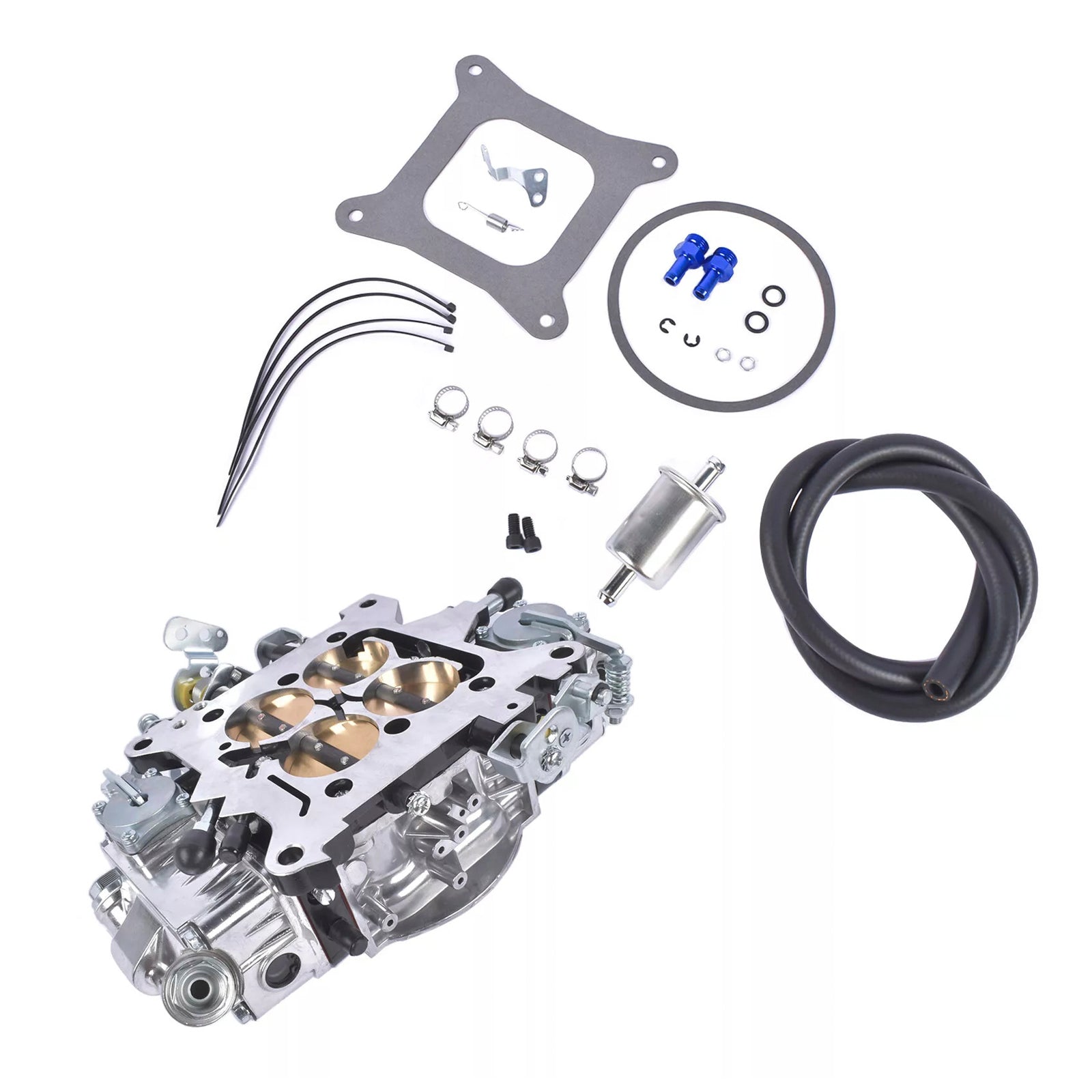 Carburateur BR-67200 à 4 corps, alésage carré, double 750 pi3/min, mécanique secondaire