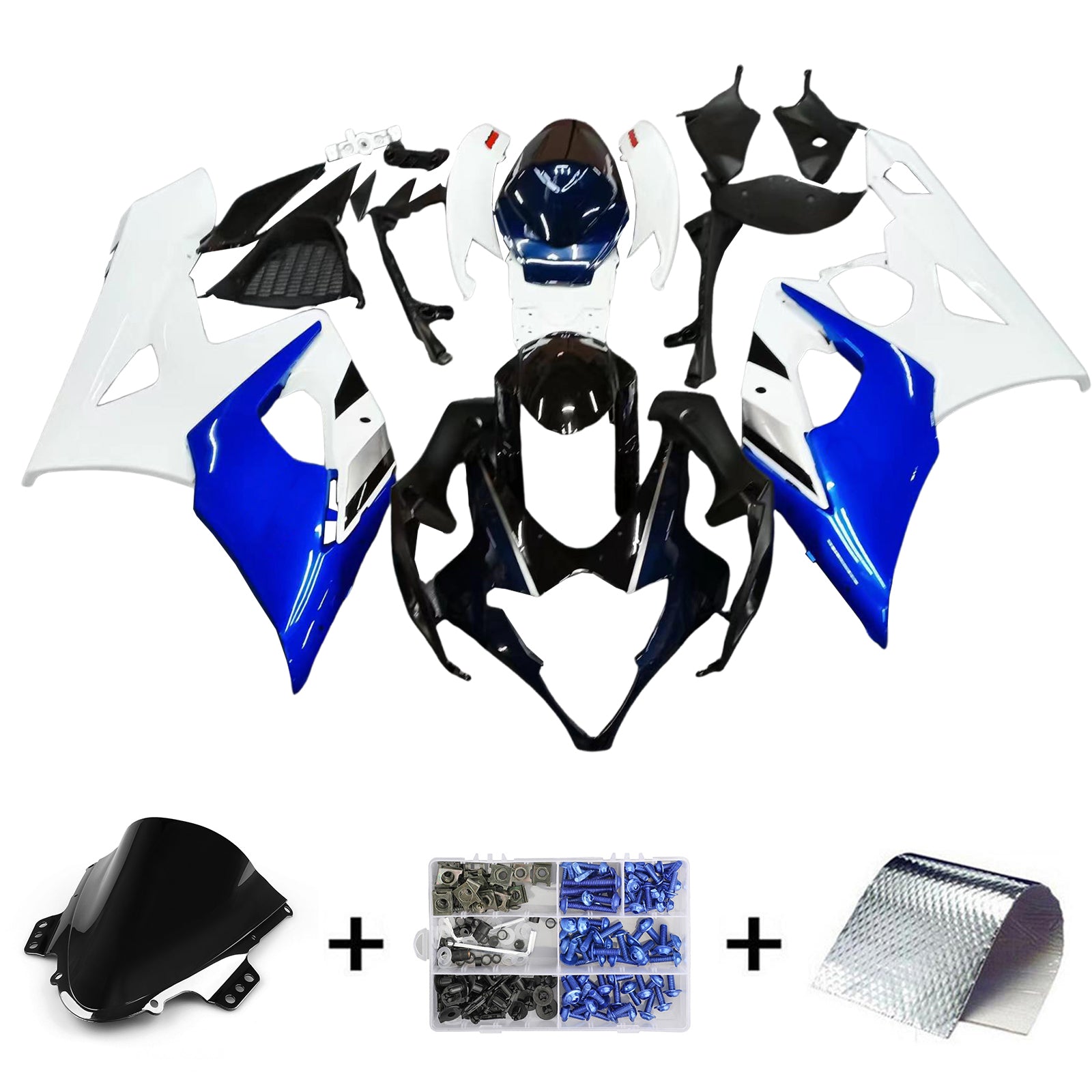 Carrosserie en plastique de carénage d'INJECTION pour SUZUKI GSXR1000 GSXR 1000 2005-2006 K5